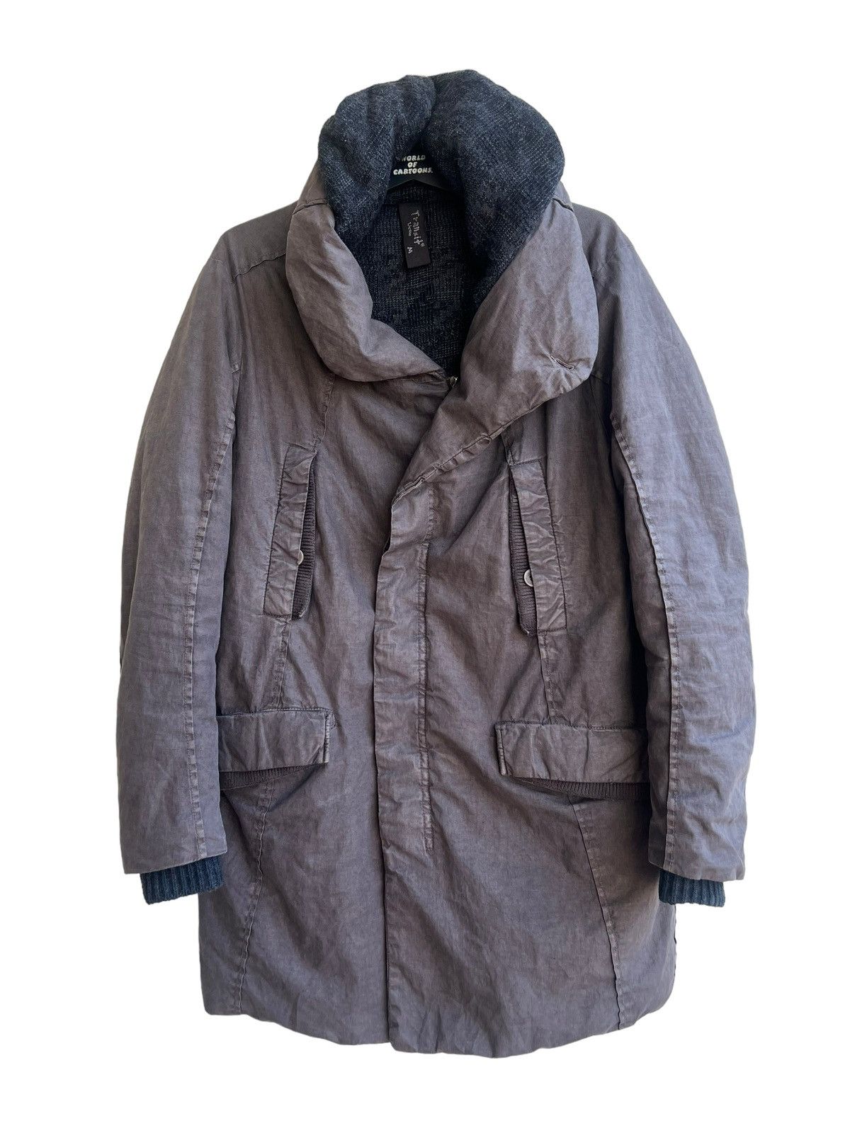 Transit Uomo Vintage Transit Uomo V310 Linen Hoodie Coat Parka Jacket Size US M / EU 48-50 / 2 - 1 Thumbnail