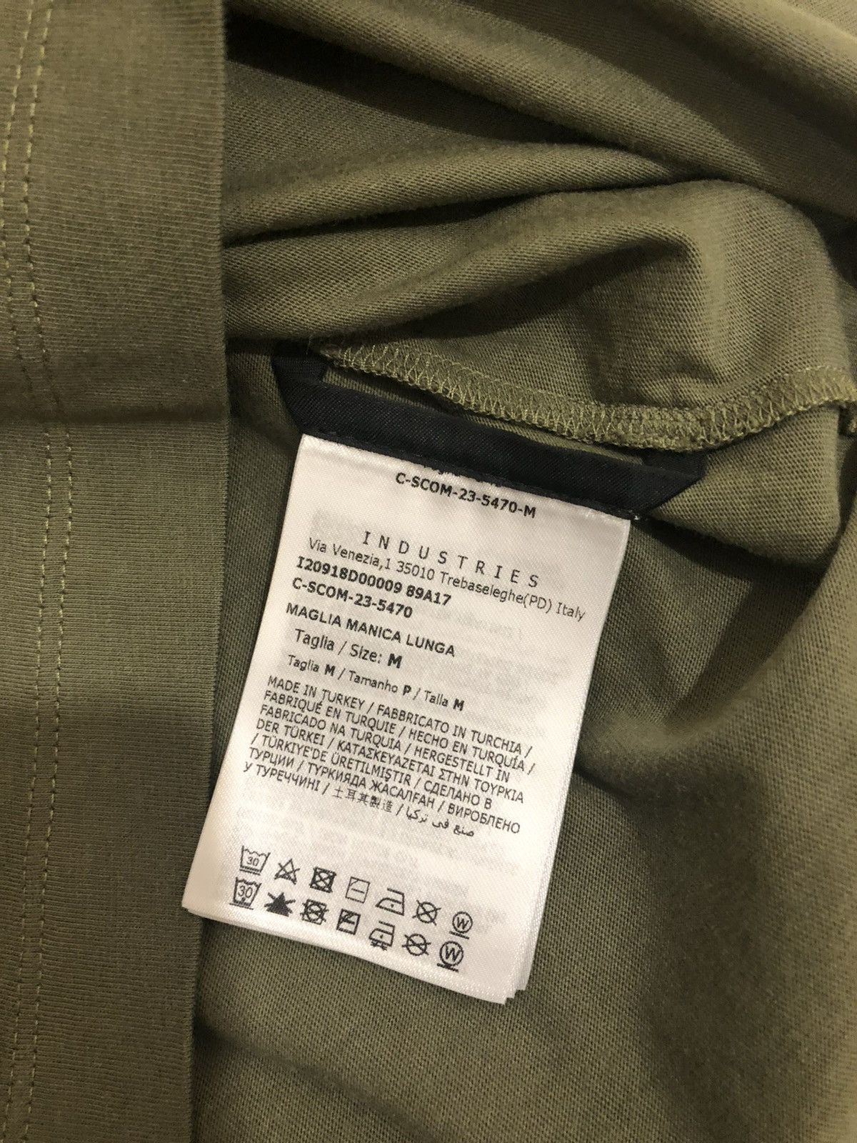 Moncler Monclear Logo Print Cotton Sweatshirt Green Size US M / EU 48-50 / 2 - 5 Thumbnail