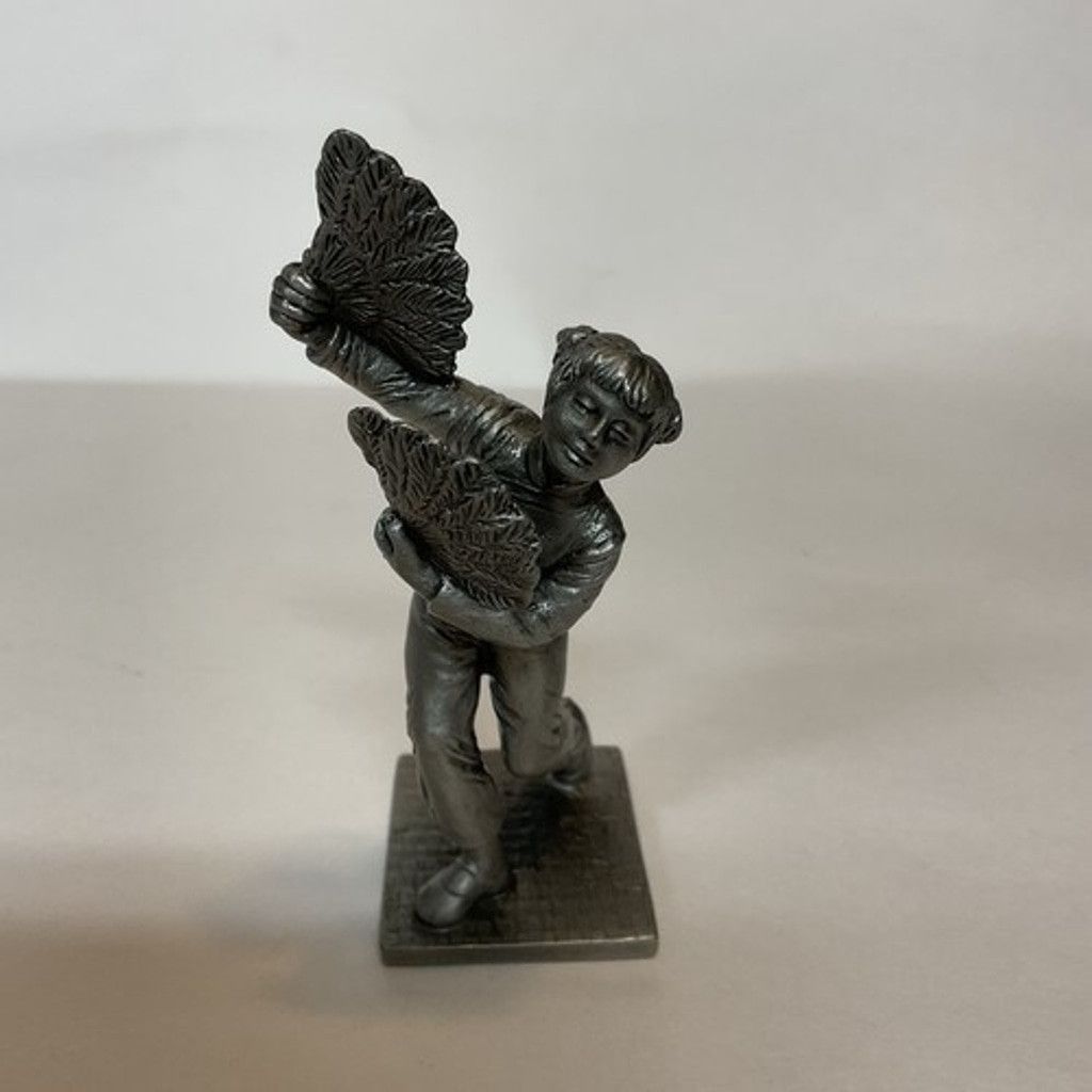 Other Royal Selangor Pewter Chinese Fan Dancer Figure 3 3/4" Tall Size ONE SIZE - 1 Thumbnail
