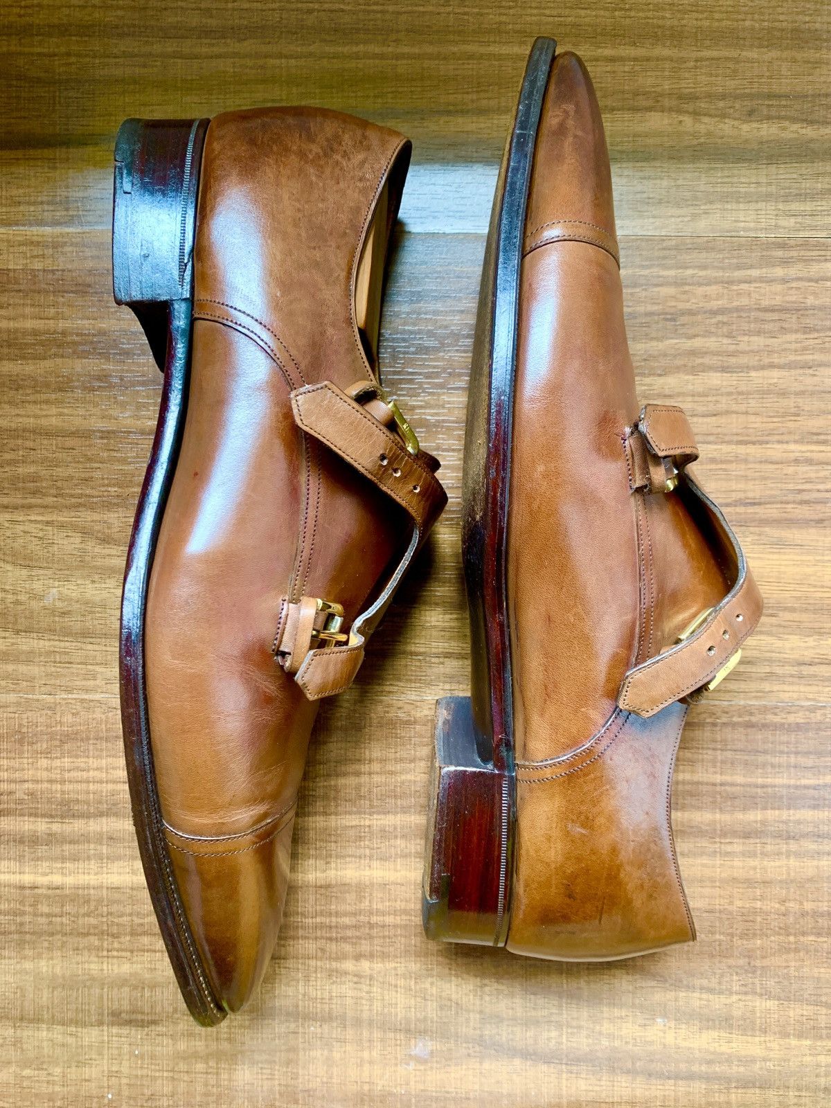 Gaziano & Girling Gaziano & Girling for RLPL GLYNN Double Monk Shoes Size US 11.5 / EU 44-45 - 2 Thumbnail