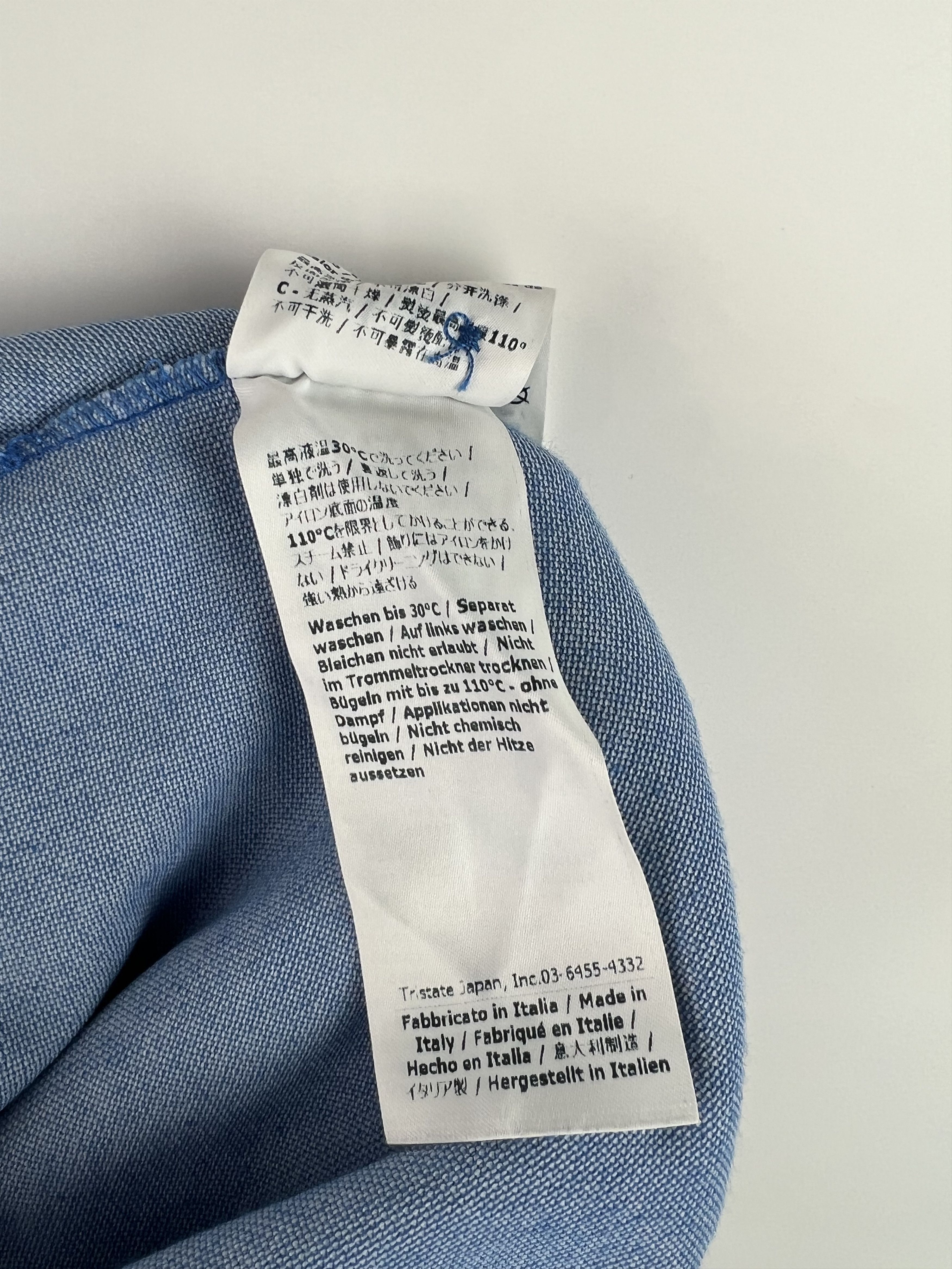 C.P. Company × Massimo Osti CP Company Junior Blue Long Sleeve Polo Shirt Size 8 Size US XXS / EU 40 - 7 Thumbnail