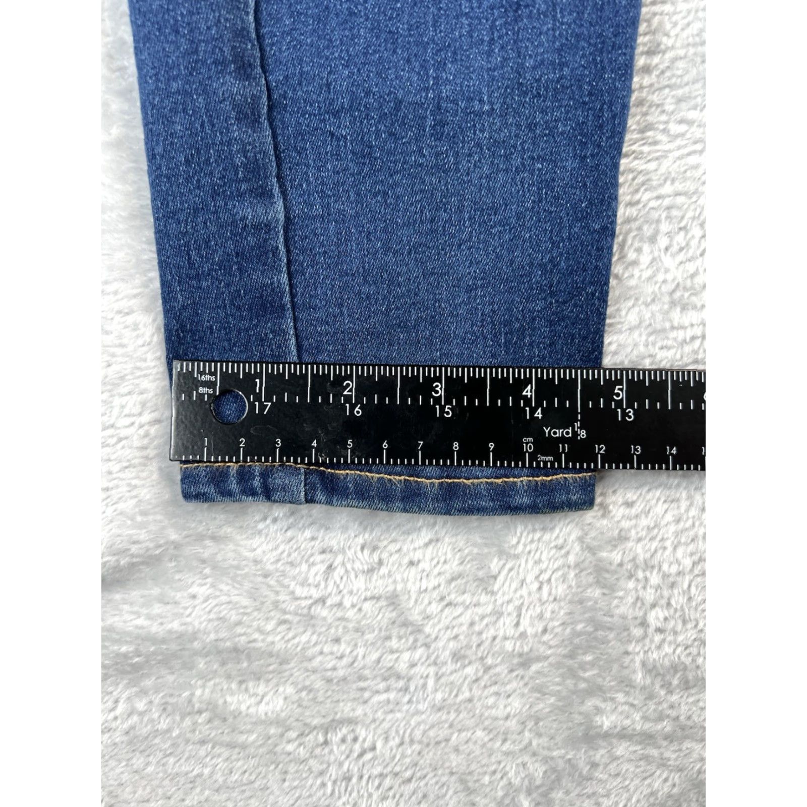 Zara Zara Skinny Jeans Womens Size 8 26x27 Blue Dark Wash City Preppy Slim Stretch Jeans Womens Size 8 blue City Jeans Size 30" / US 8 / IT 44 - 4 Thumbnail