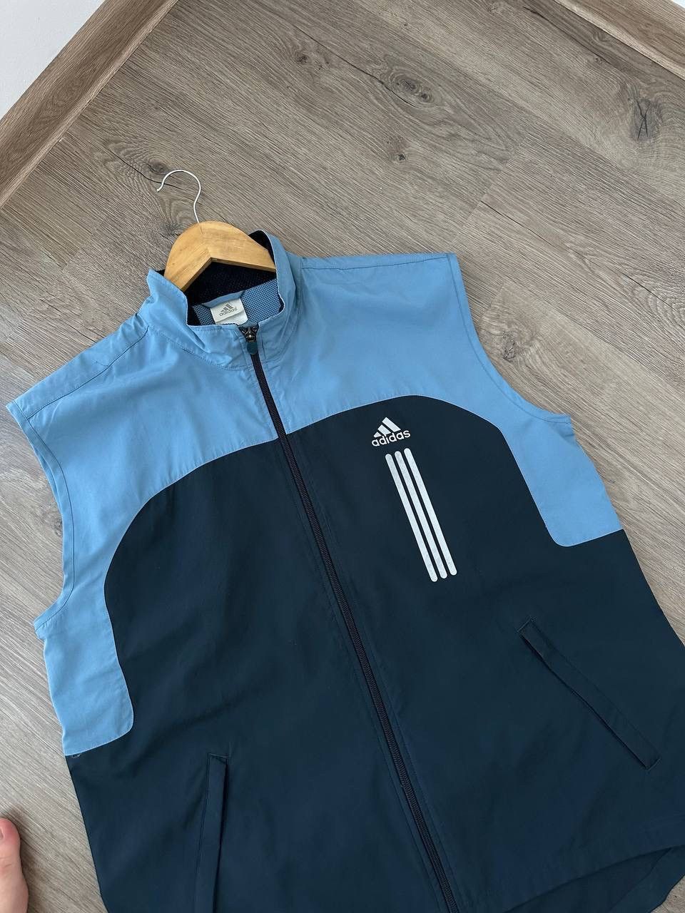 Adidas × Vintage Vintage Adidas Blue Nylon Sportswear West Size US L / EU 52-54 / 3 - 9 Thumbnail