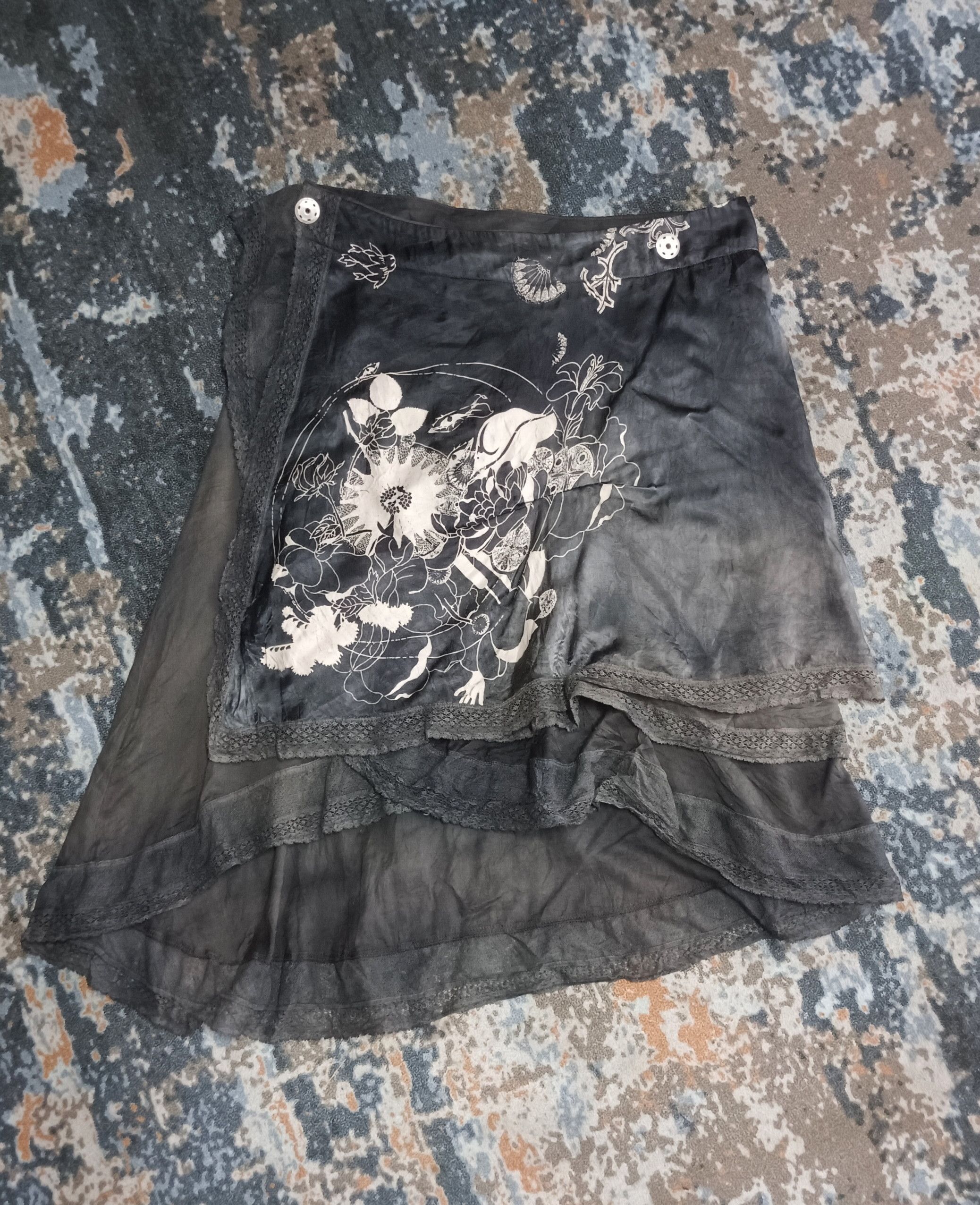 Diesel Vintage Diesel Romania Mini Skirt Size 29" - 1 Thumbnail
