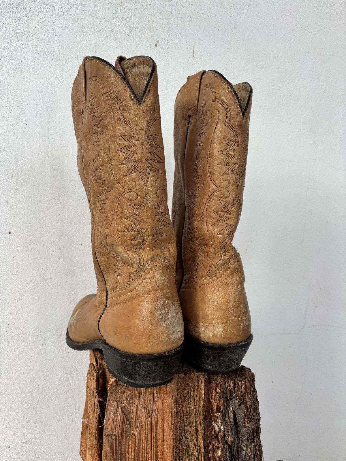 Kapital Tan leather Canada west cowboy boots Size US 9.5 / EU 42-43 - 3 Thumbnail