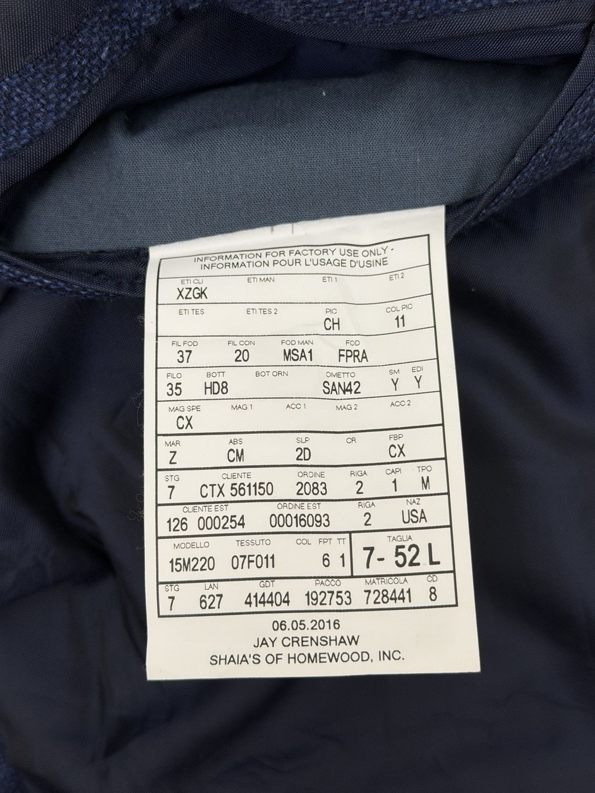 Ermenegildo Zegna Ermenegildo Zegna Su Misura Cashmere Silk Hemp Blazer 52 L Size 52L - 6 Thumbnail