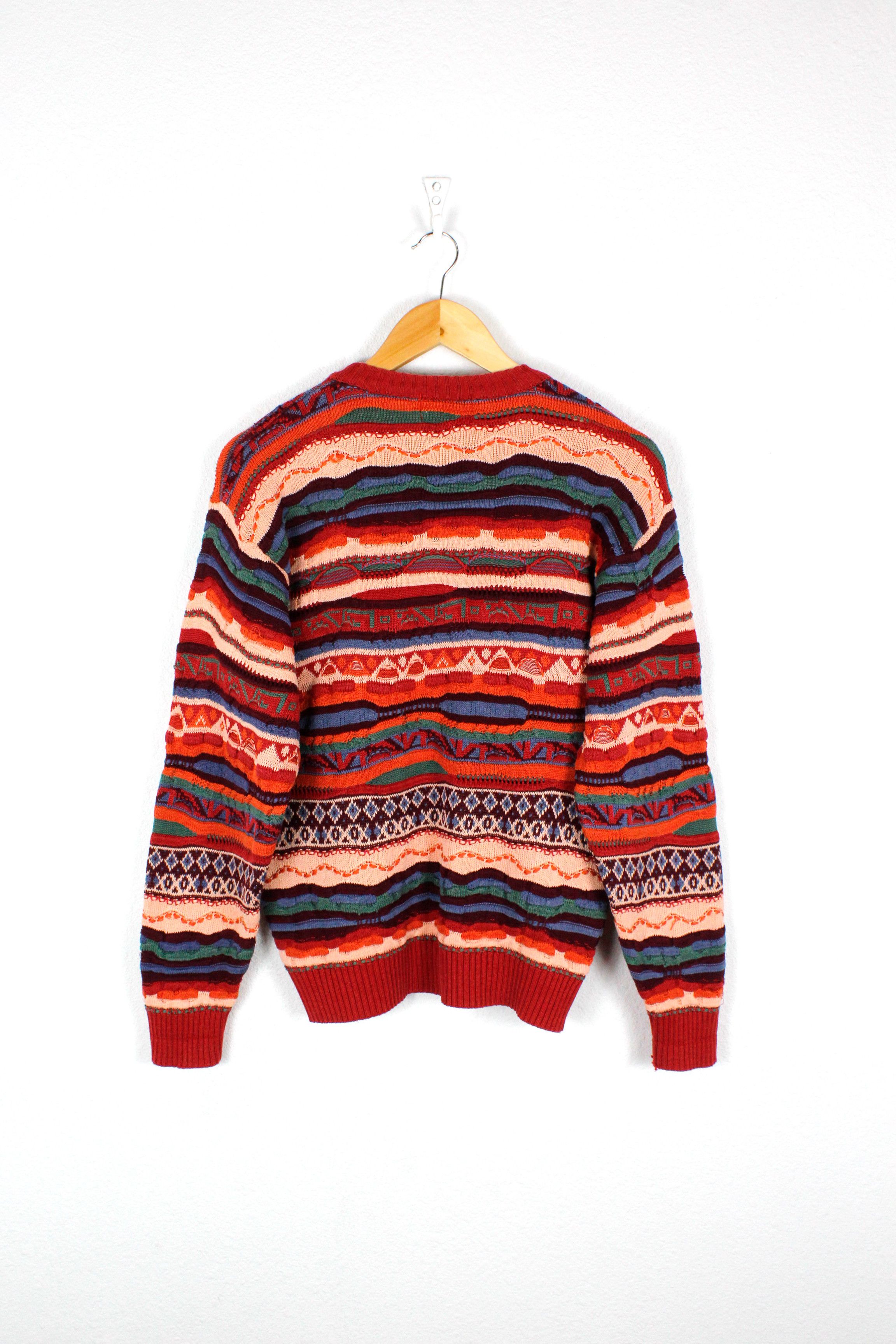 Conte of Florence Vintage Conte Of Florence Coogi Style 3d Knit Sweater Size US M / EU 48-50 / 2 - 8 Thumbnail