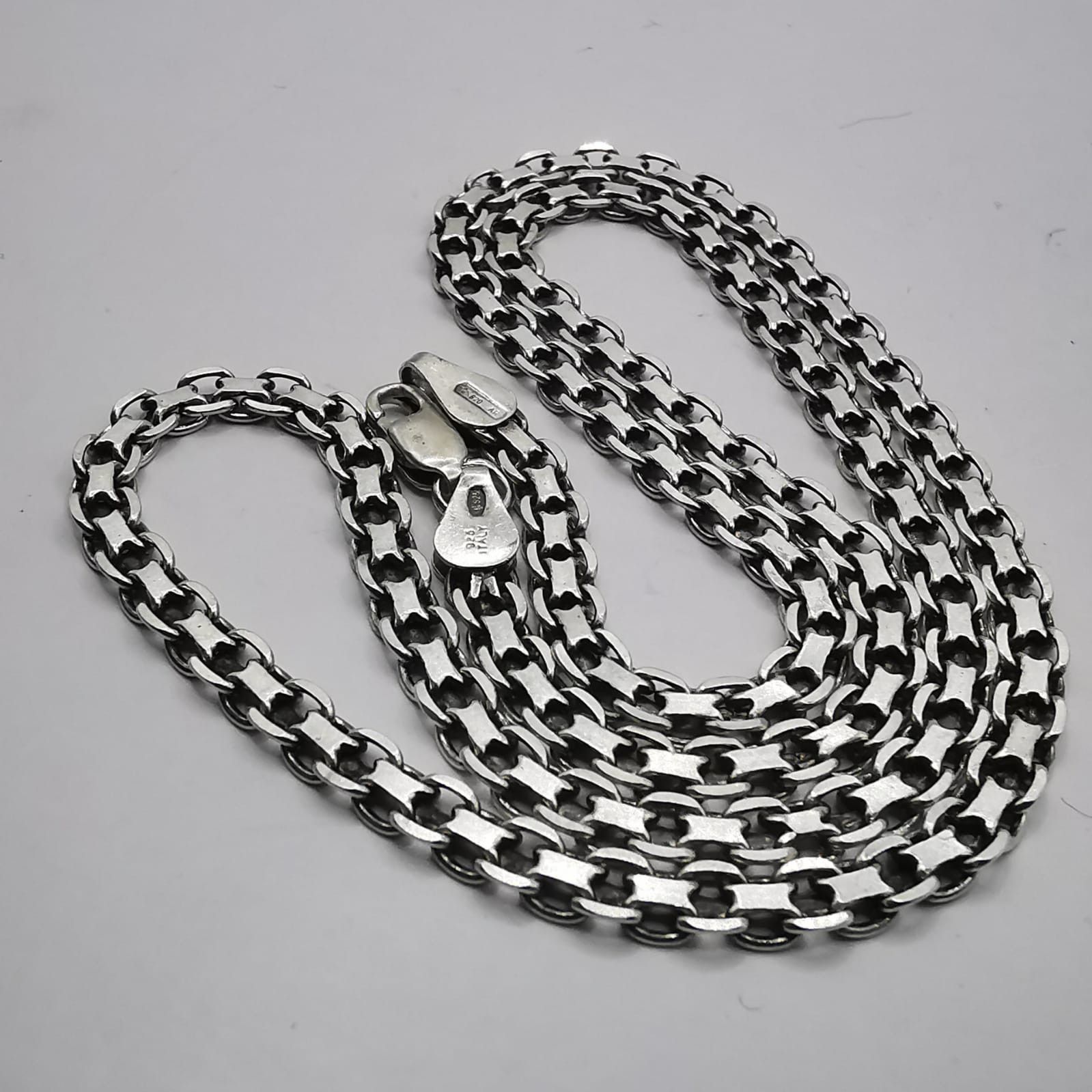 Vintage Vintage Fine Jewelry Chain, 925 Sterling Silver, Signed Size ONE SIZE - 1 Thumbnail