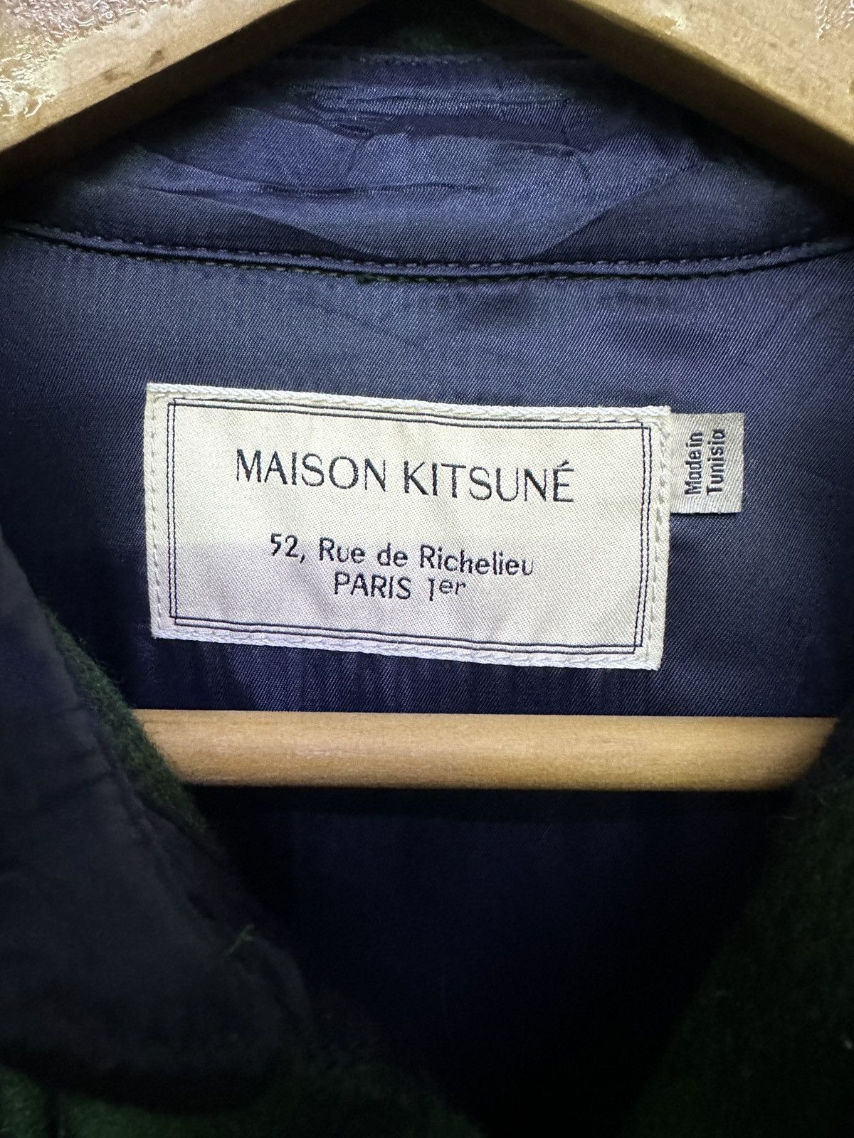Maison Kitsune Maison Kitsune Wool Flannel Jacket Cargo Pocket Size US S / EU 44-46 / 1 - 5 Thumbnail