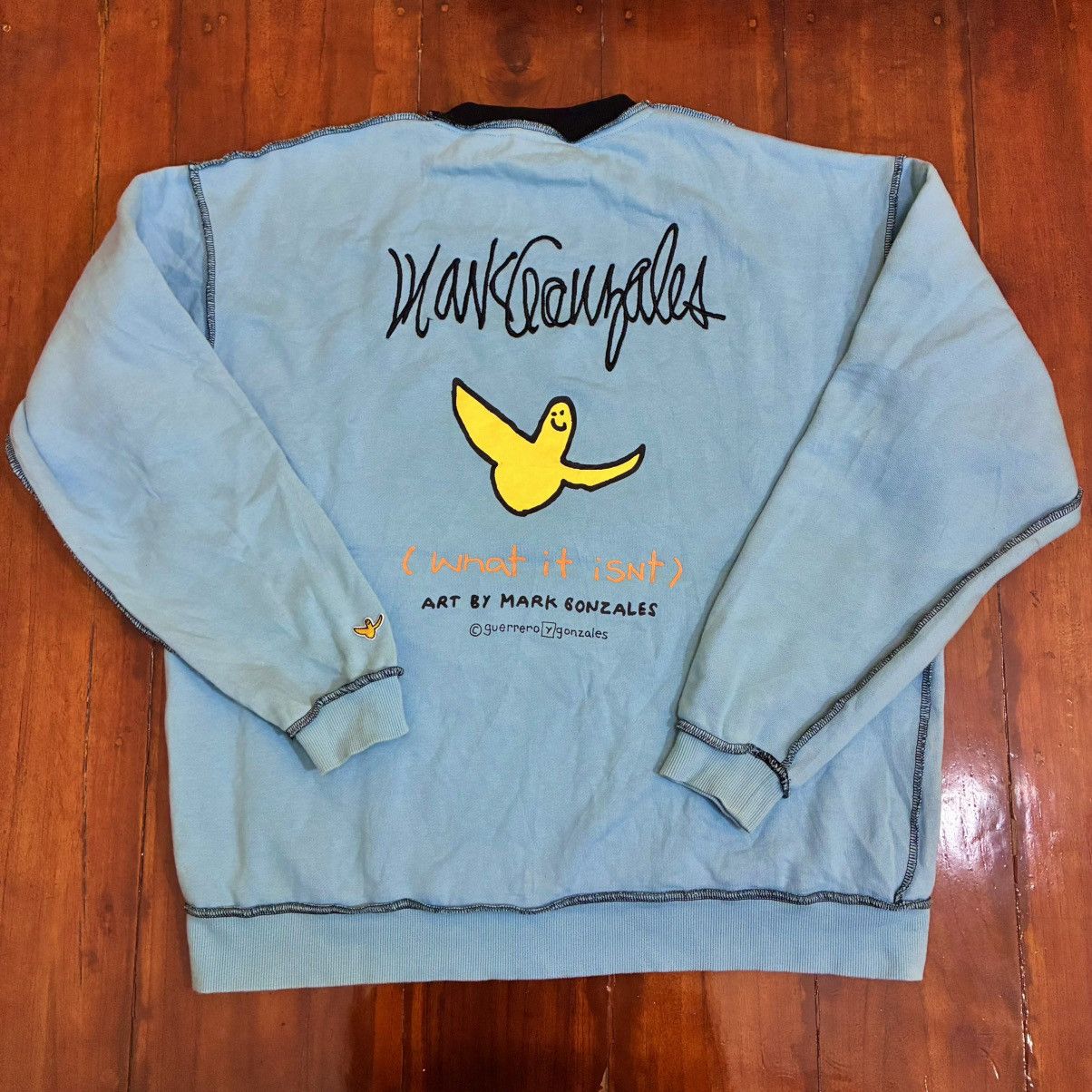 Japanese Brand Skate Mark Gonzales Art Doodle Design Sweatshirt Size US L / EU 52-54 / 3 - 1 Thumbnail