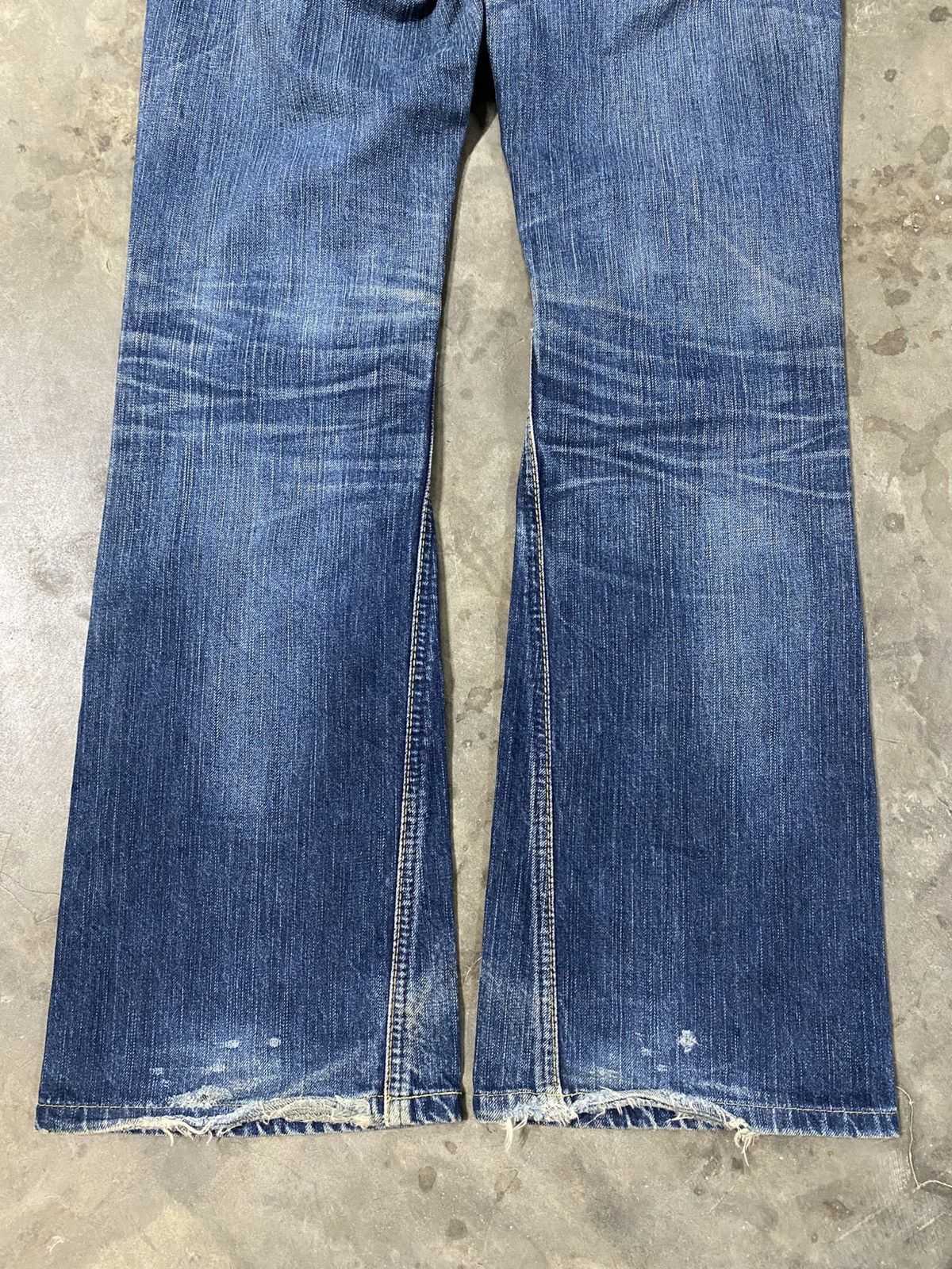 Edwin × Japanese Brand × Jean Flare Jeans Japan Edwin 503 BT5511 Flared @211 Size US 29 - 4 Thumbnail