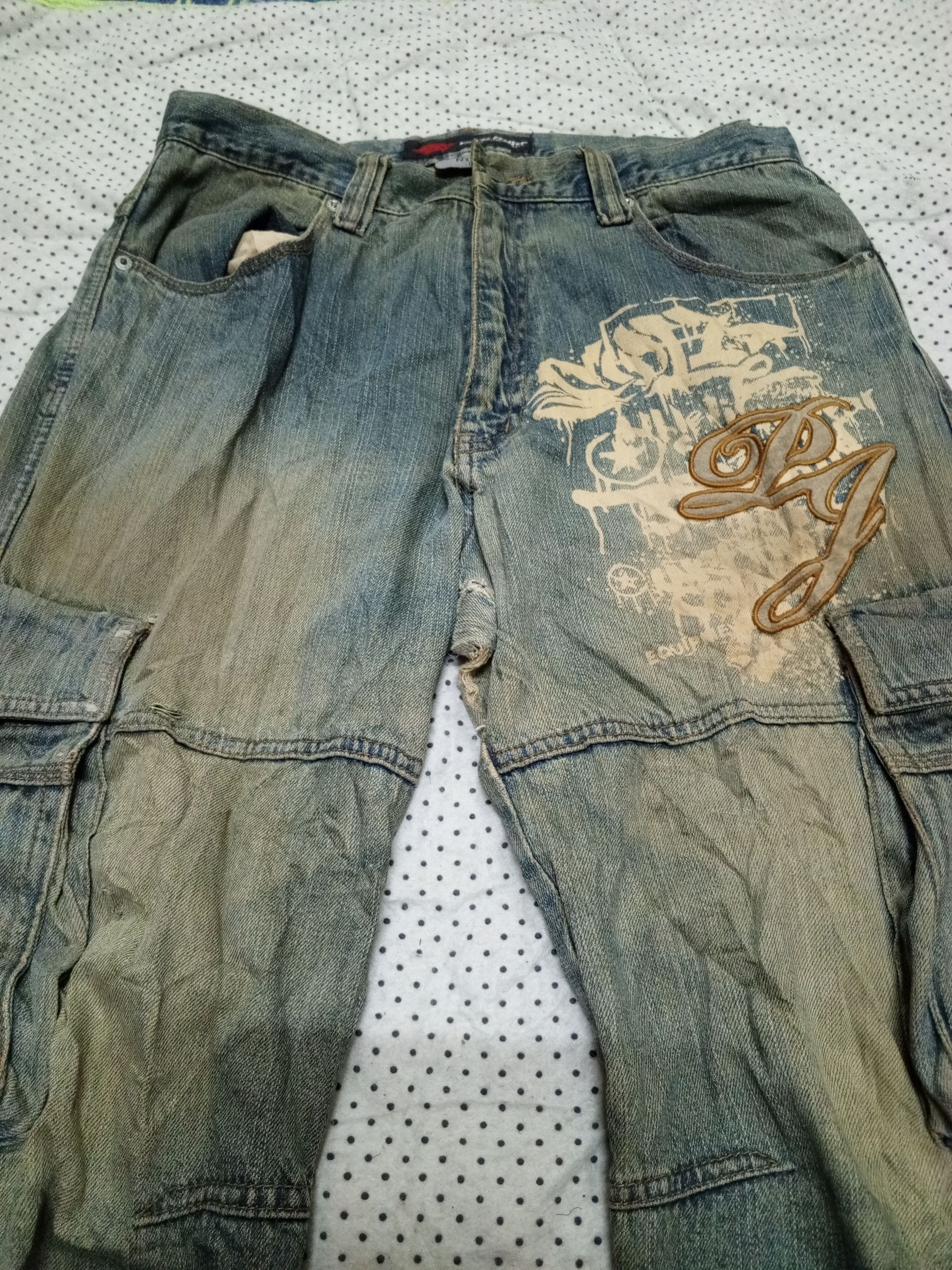 Other PJS SURF CARGO DENIM JEANS VANTAGE RARE Size US 34 / EU 50 - 5 Thumbnail