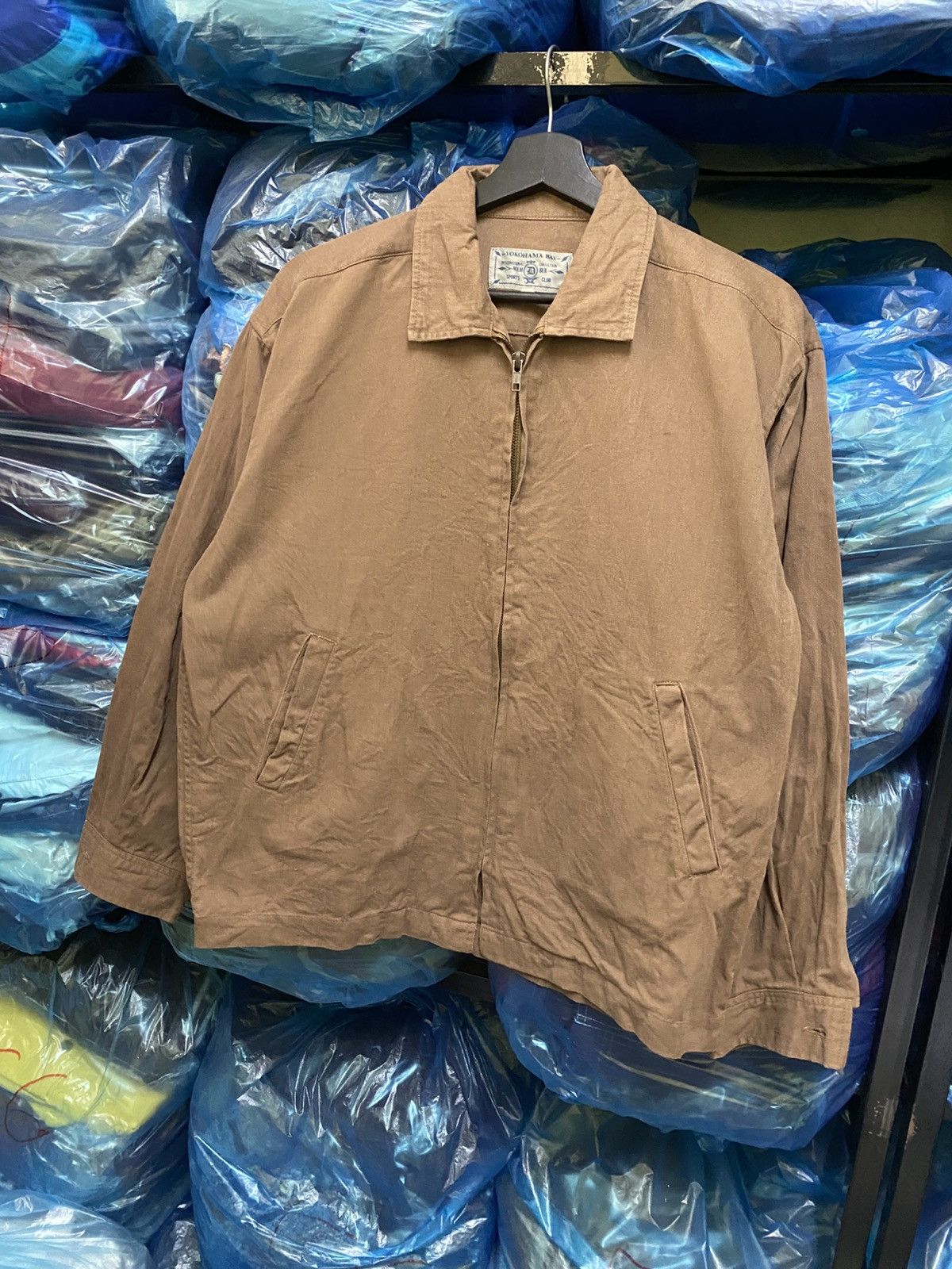 Japanese Brand Yokohama Bay Vintage Brown Cotton Jacket Casual Outerwear Size US L / EU 52-54 / 3 - 4 Thumbnail