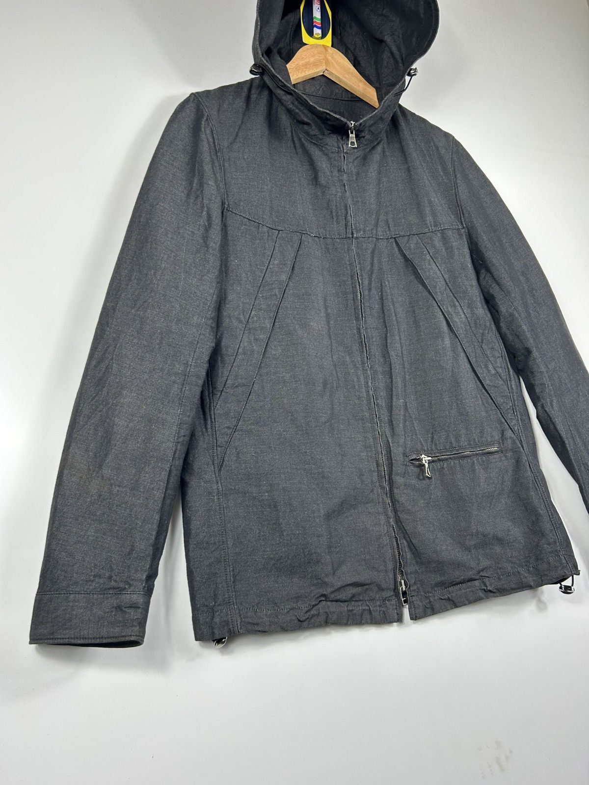 Japanese Brand × Lounge Lizard × Vintage ⚡️Vintage Lounge Lizard Hooded Zipper Jacket Size US M / EU 48-50 / 2 - 2 Thumbnail