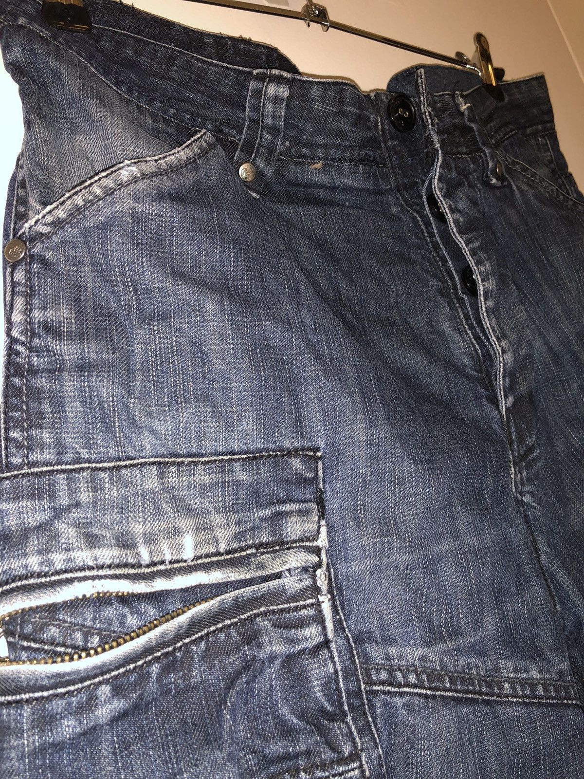 Vintage Vintage Y2K Denim Shorts Size US 26 / EU 42 - 3 Thumbnail