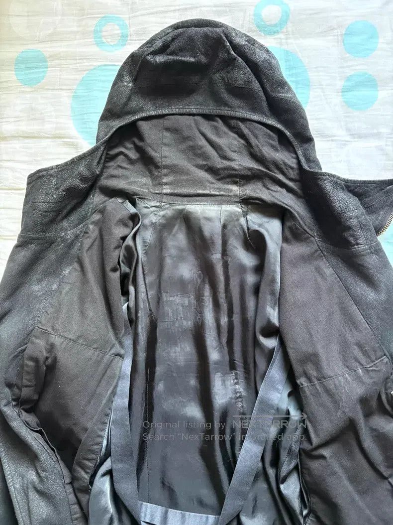 Rick Owens Rick Owens Erosion-made old sheepskin diagonal zip jacket Size US M / EU 48-50 / 2 - 4 Thumbnail