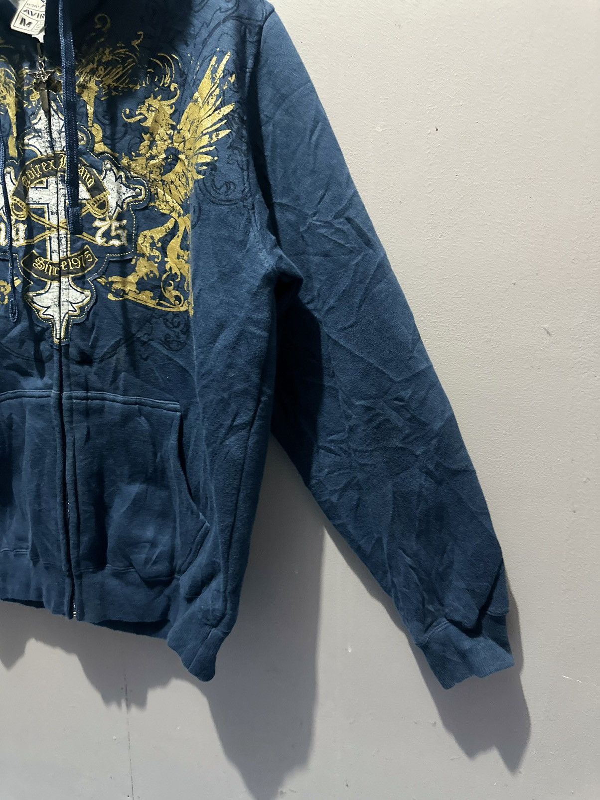 Avirex × Vintage Avirex Hoodie Mens Size M Fullzipper Size US M / EU 48-50 / 2 - 7 Thumbnail