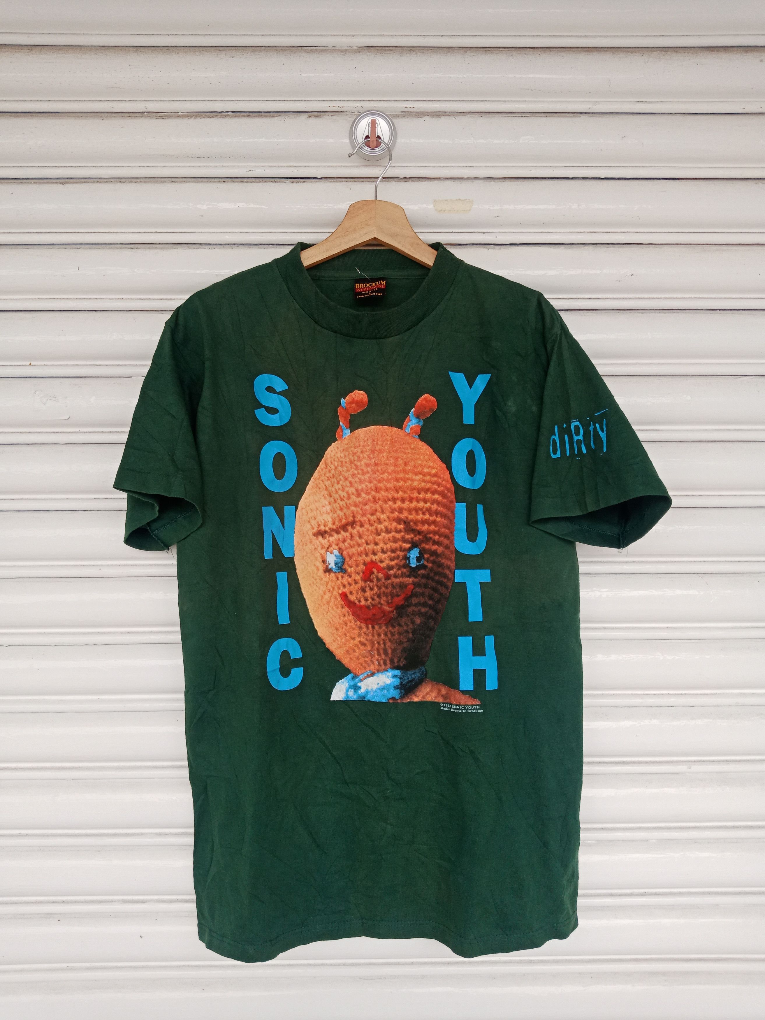 Band Tees 1992 Sonic Youth Dirty Album Cover Vinyl Size US M / EU 48-50 / 2 - 1 Thumbnail