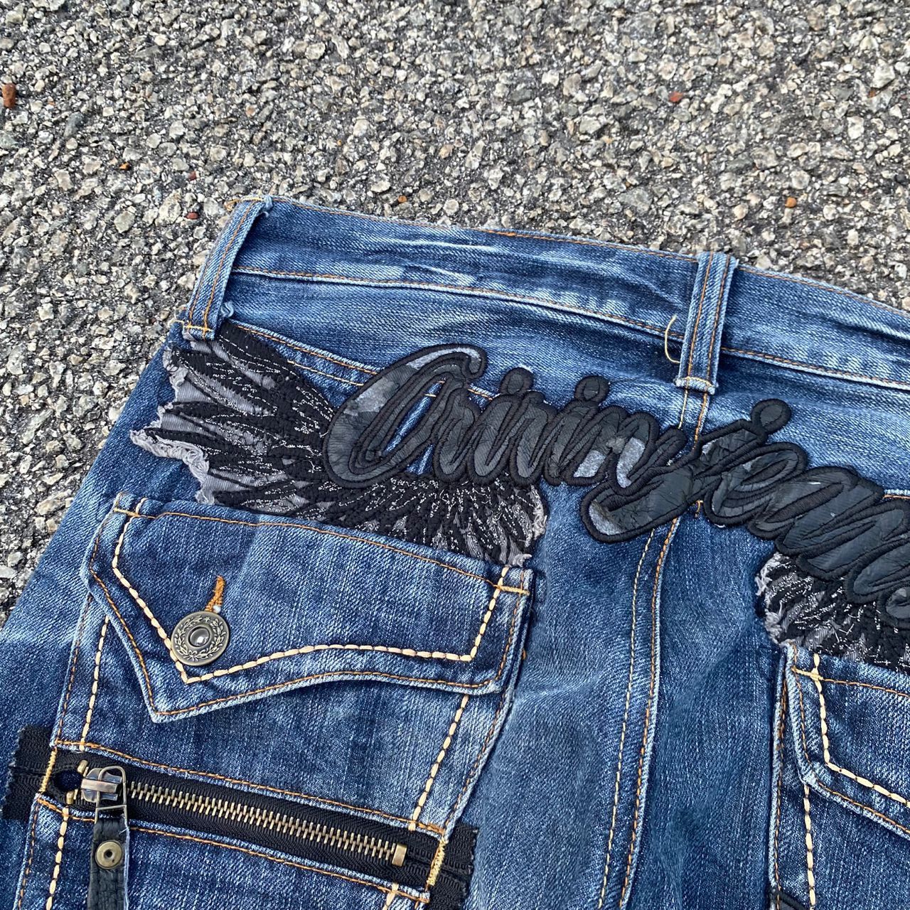If Six Was Nine 💥Best Offer💥Vintage OririnJeans Distressed Denim Size US 32 / EU 48 - 15 Thumbnail