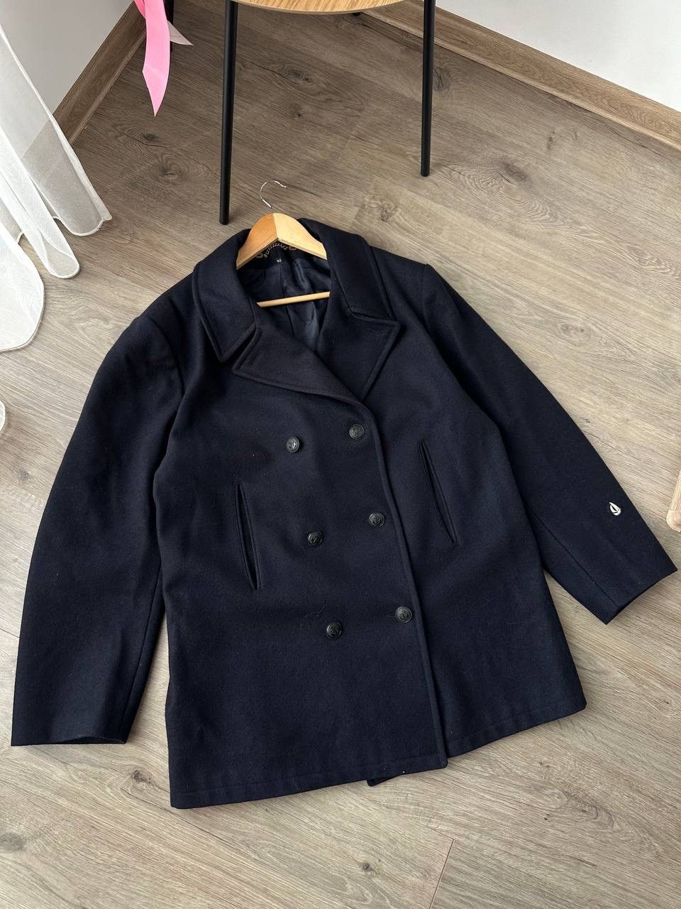 Japanese Brand × Vintage Vintage Japanese Michel Beaudouin Blue Coat Jacket Size US XL / EU 56 / 4 - 8 Thumbnail