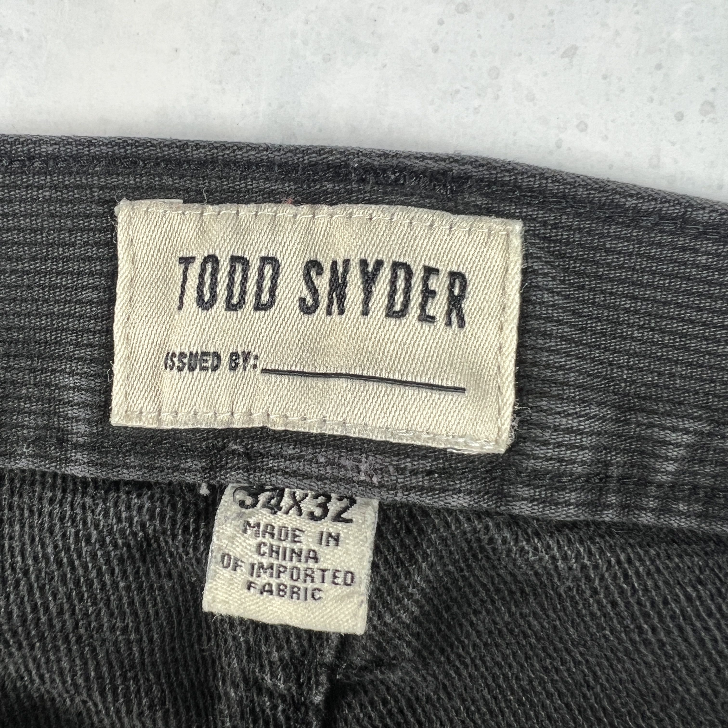 Todd Snyder Todd Snyder Corduroy Pants Slim Fit Baby Cord Black Faded Size US 34 / EU 50 - 10 Thumbnail