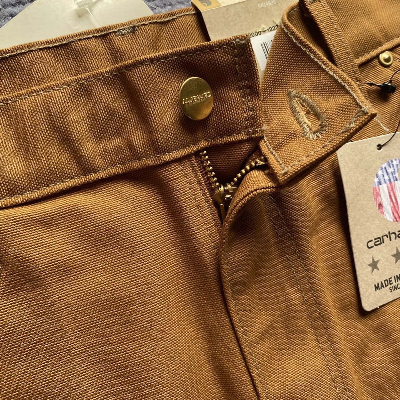 Carhartt × Vintage (32x34) Crazy Vintage Carhartt Double Knee B01 BRN Size US 32 / EU 48 - 7 Thumbnail