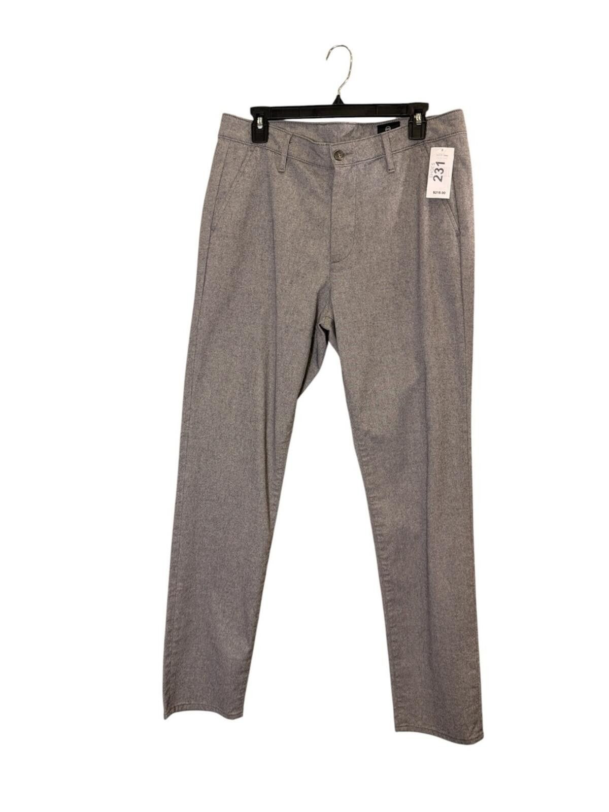 AG Adriano Goldschmied Ag Adriano Goldschmied Men's Gray Cotton Pant Sz 32 Size US 32 / EU 48 - 1 Thumbnail