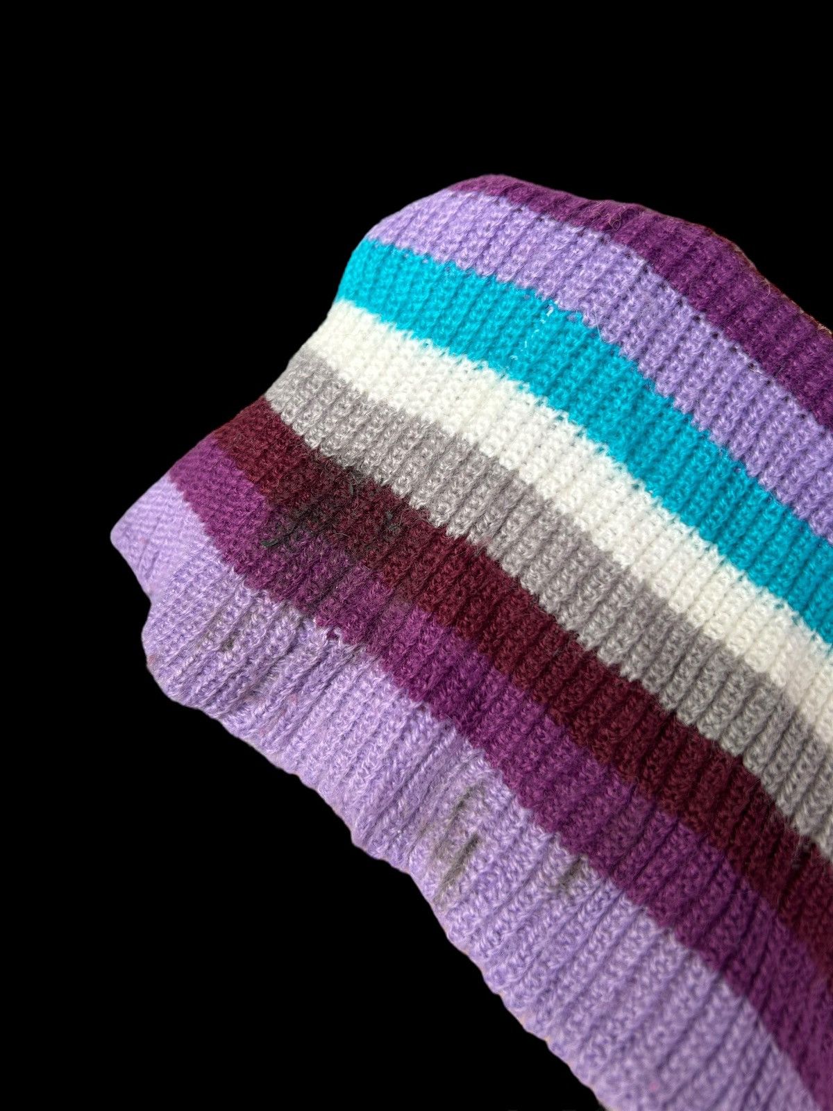 Japanese Brand × Kapital × Vintage Volcom Knitted Stripe Rare Beanie Hats ☠️☠️ Size ONE SIZE - 5 Thumbnail