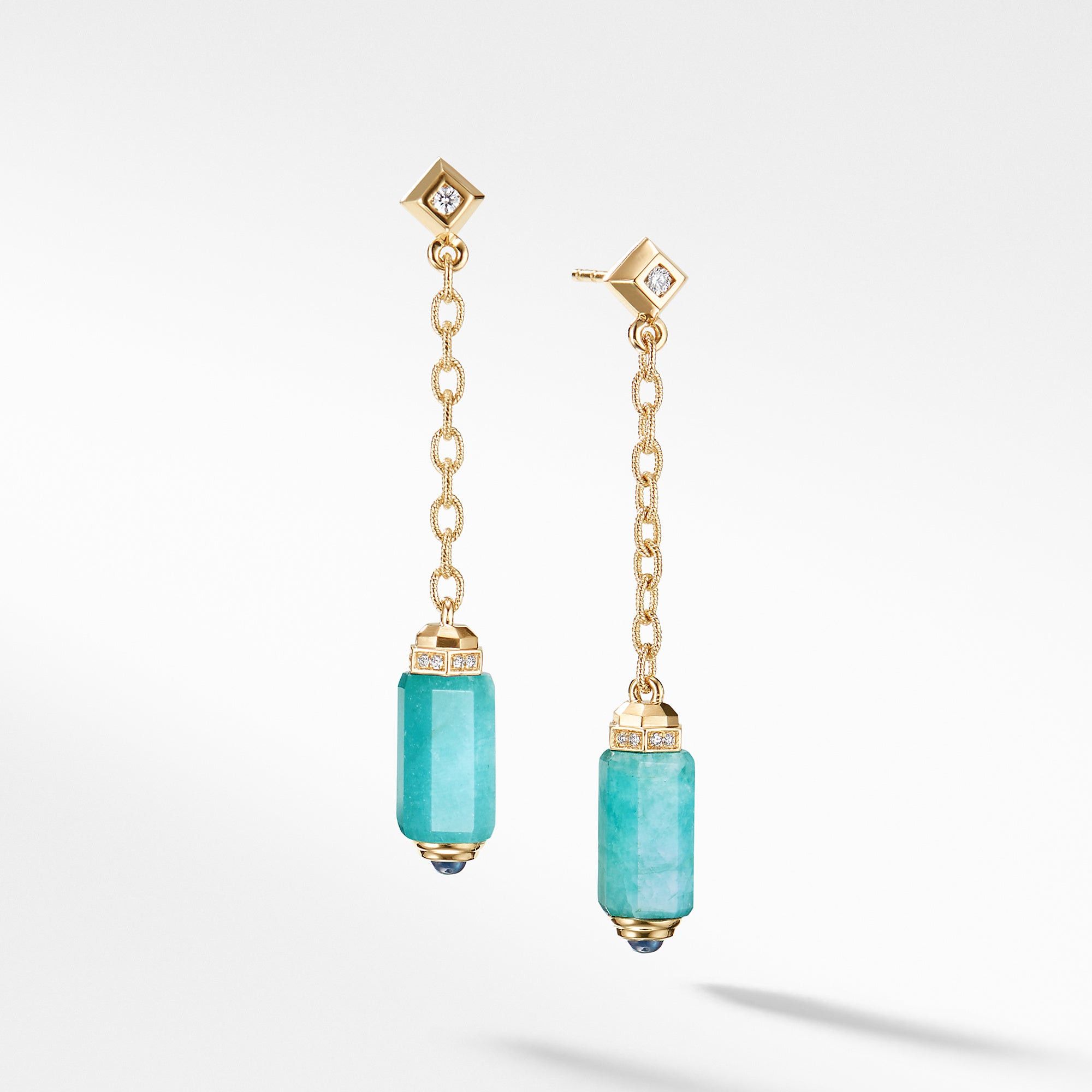David Yurman o1w1db10325 Earrings in 18K Yellow Gold with Pave Diamond Size ONE SIZE - 1 Preview