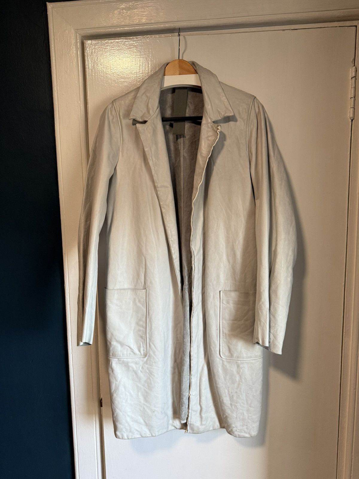 Carpe Diem Dirty white leather lab coat Size US S / EU 44-46 / 1 - 1 Thumbnail