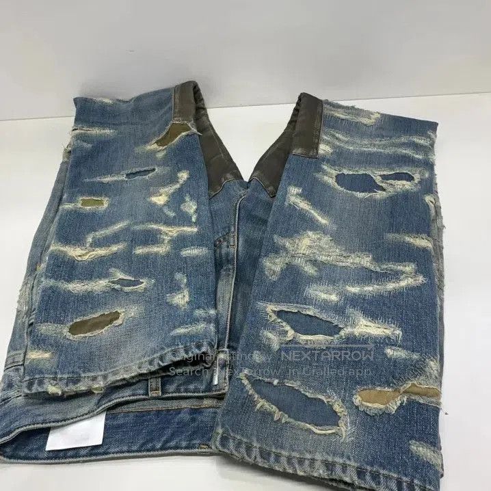 Givenchy Givenchy FW21 Distressed Zip Casual Jeans. Size US 32 / EU 48 - 8 Thumbnail