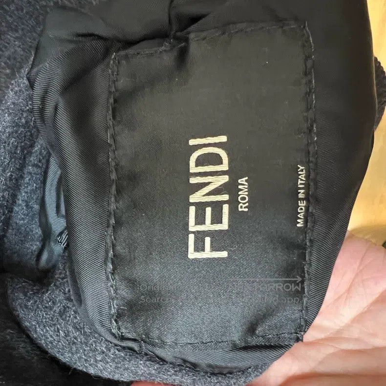 Fendi Fendi Two-Sided Printed Wool Baseball Jacket Size US L / EU 52-54 / 3 - 5 Thumbnail