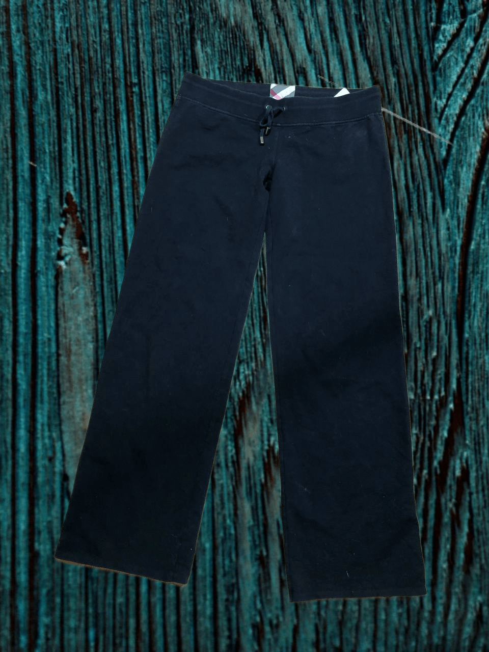 Burberry Burberry Check Logo Panel Cotton Jogging Pants sweatpants Size 26" / US 2 / IT 38 - 1 Thumbnail