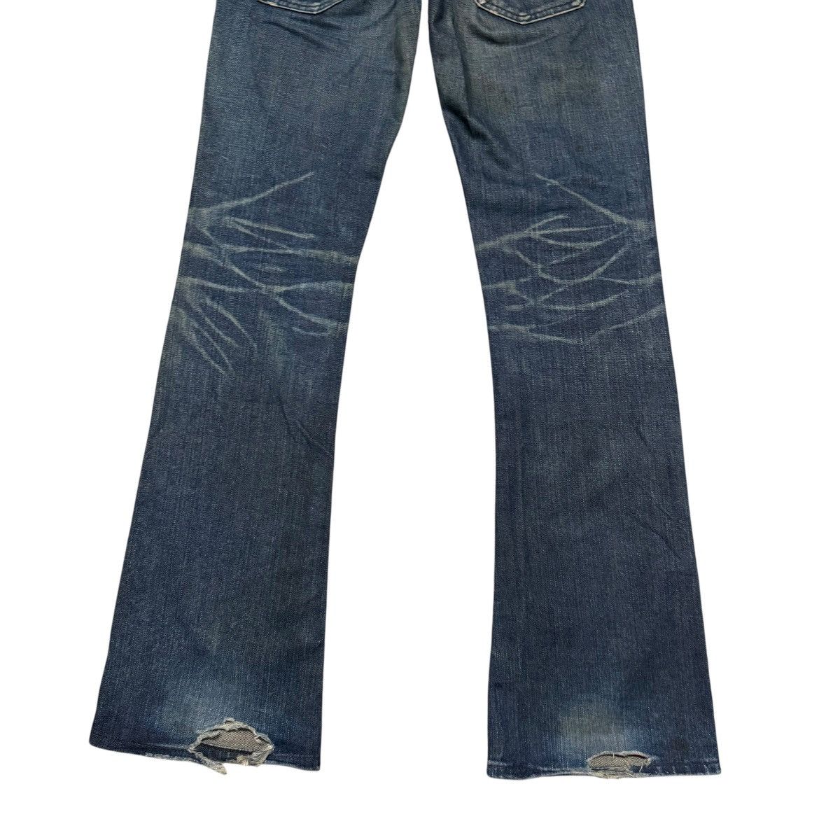 Japanese Brand Lee X Midas Machiavel Denim Flare Jeans LGB Size US 31 - 13 Thumbnail
