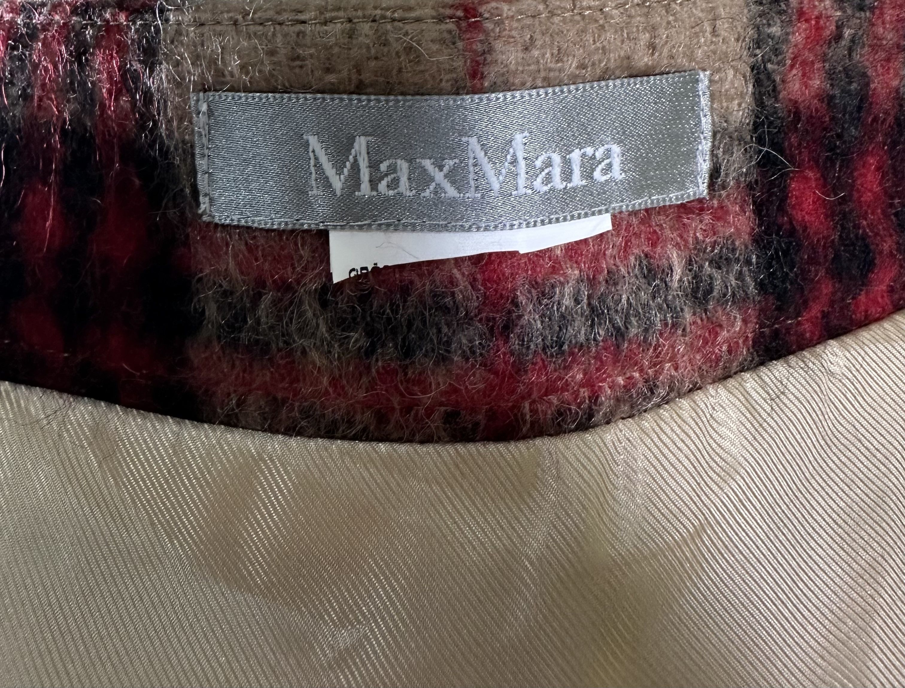 Max Mara Wool Tartan Skirt Size 25" / US 0 / IT 36 - 6 Thumbnail