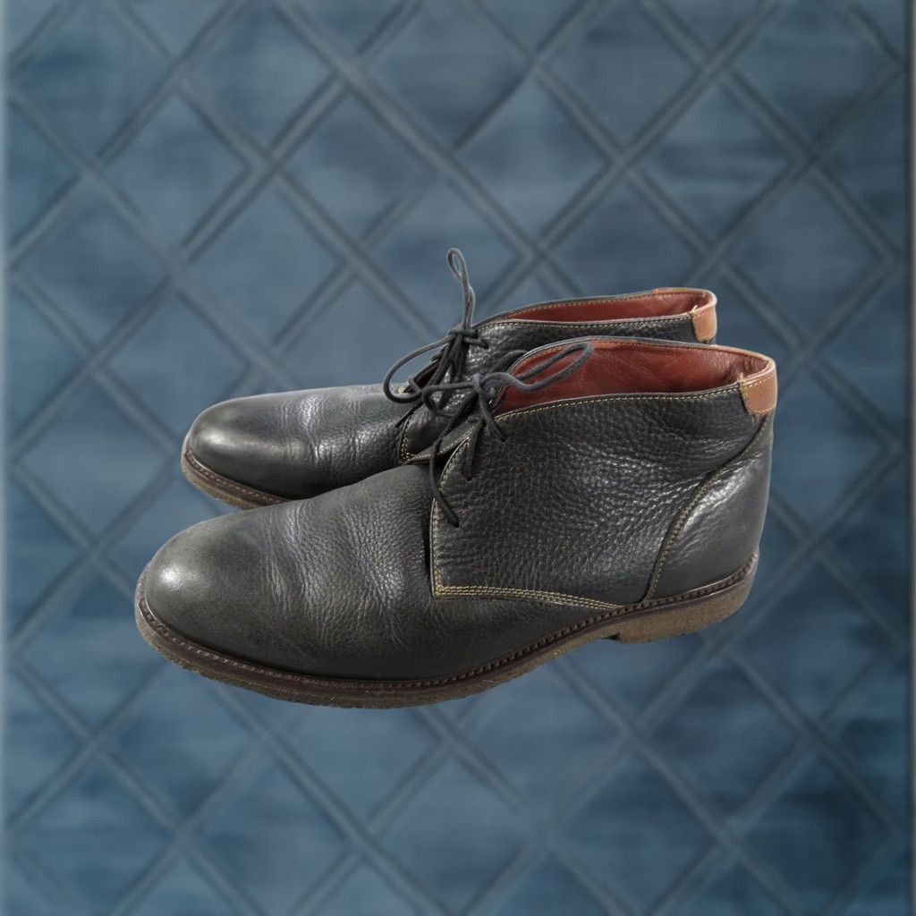 Johnston & Murphy Johnston & Murphy Chukka Boots Mens Size 12 Black Leather Memory Foam Ankle Size US 12 / EU 45 - 1 Thumbnail