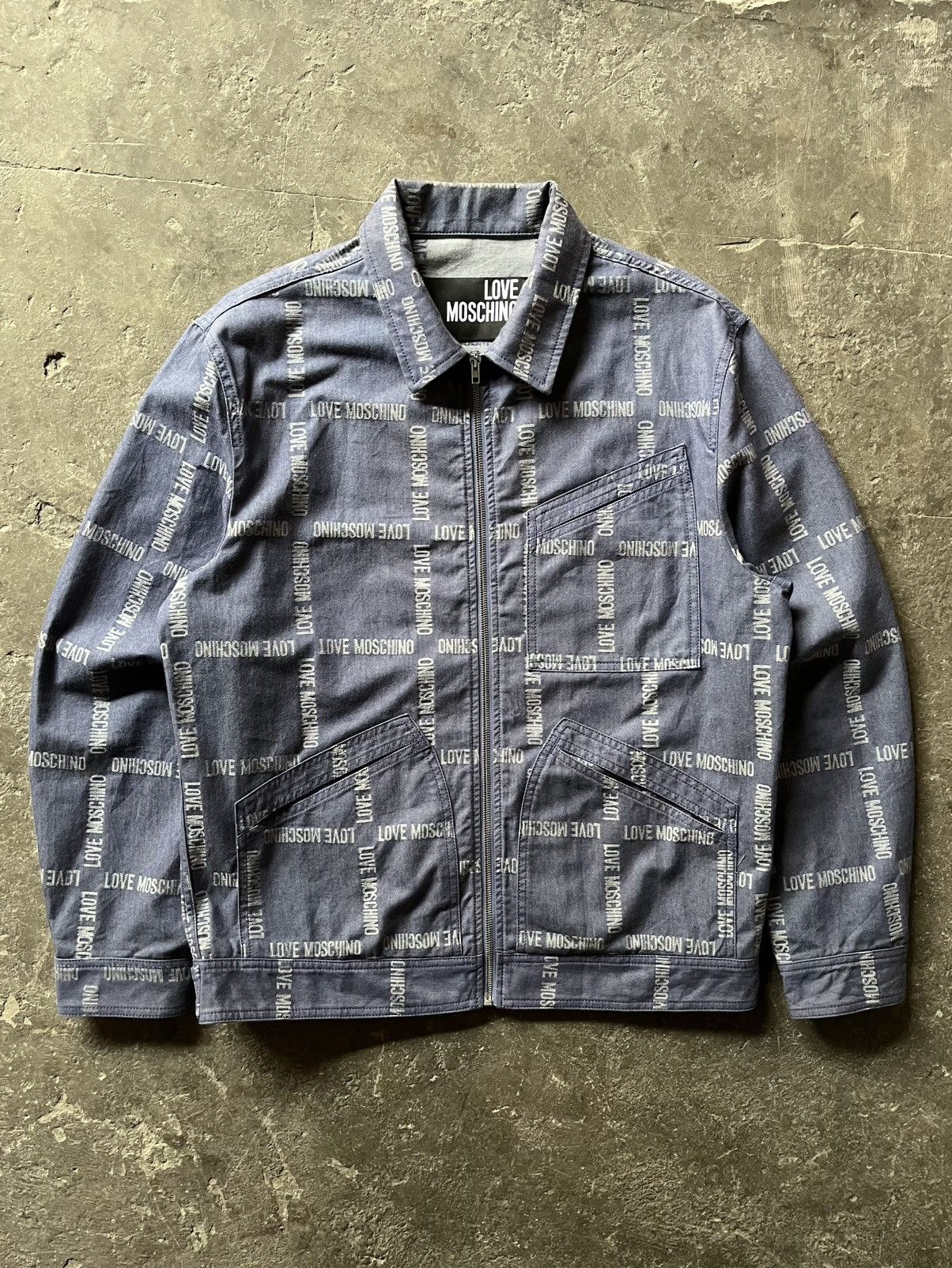 Moschino Love moschino AOP work jacket Size US XL / EU 56 / 4 - 1 Thumbnail