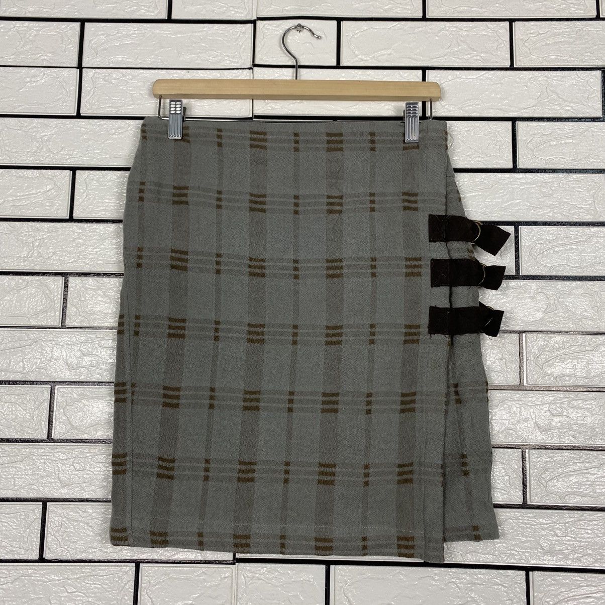 Japanese Brand 📌Vintage Skirt Bondage Style Tartan Martina Dietrich Size 28" / US 6 / IT 42 - 10 Thumbnail