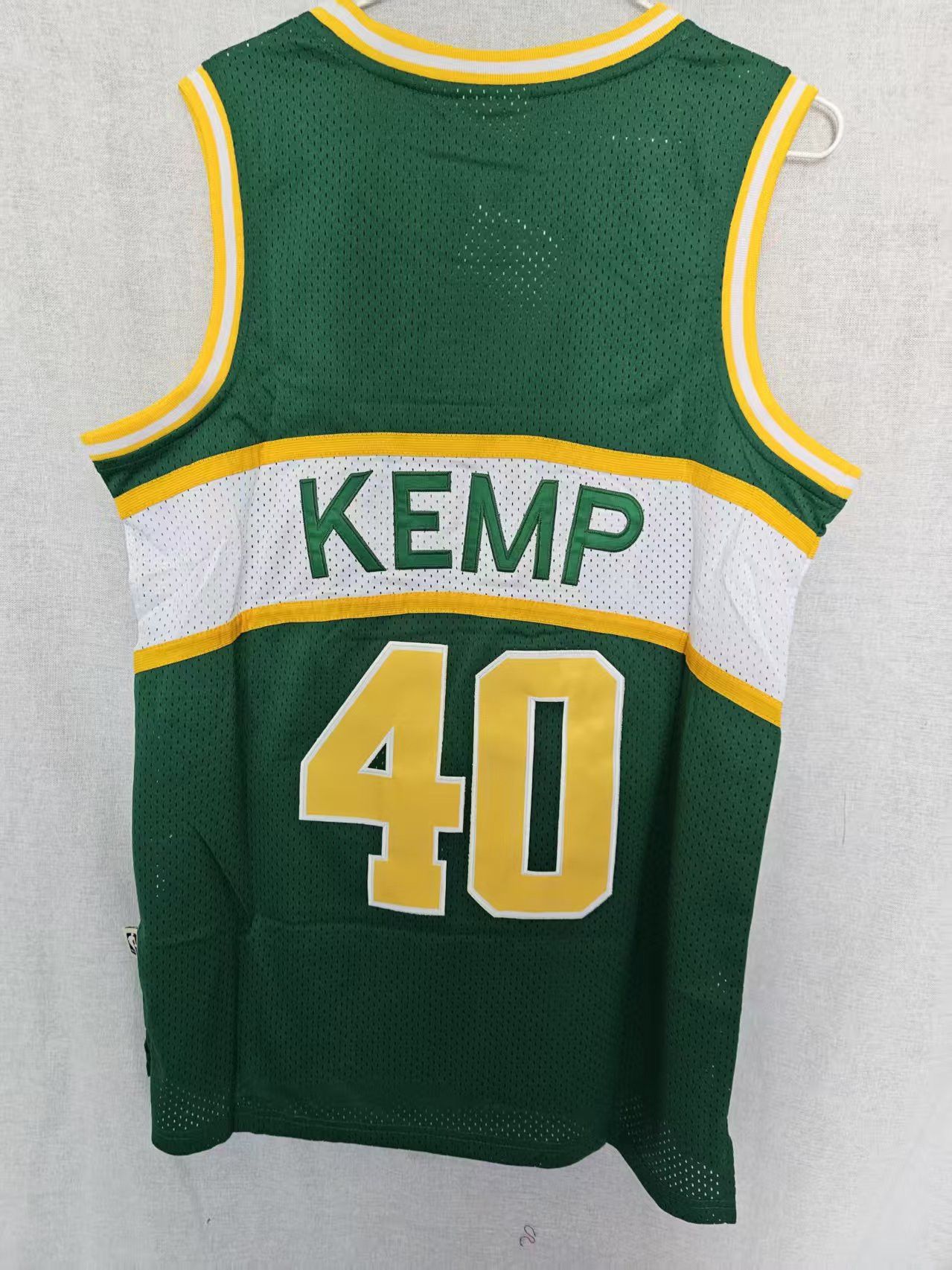 NBA Seattle Supersonics 40 Shawn Kemp Jersey Stitched Green Size US M / EU 48-50 / 2 - 2 Thumbnail