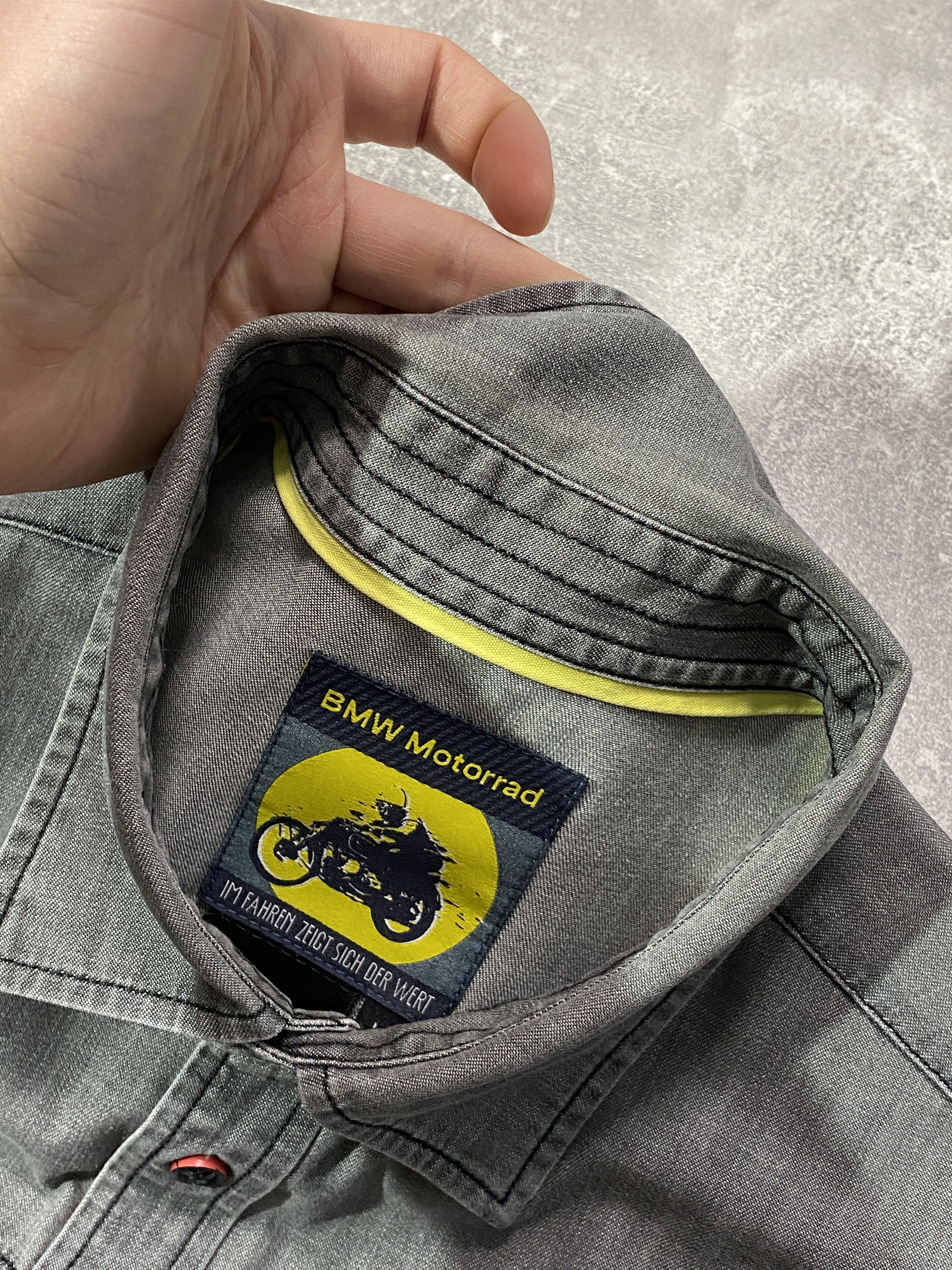 BMW Vintage Y2K BMW Make Life a Ride Racing Denim Shirt Size US L / EU 52-54 / 3 - 8 Thumbnail