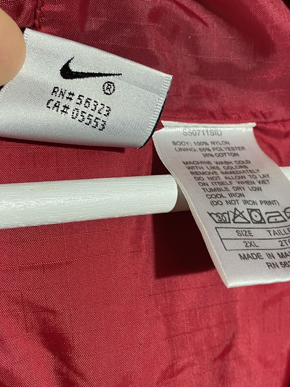 Nike 🔥 VINTAGE 90s NIKE JUST DO IT RARE NYLON JACKET Size US XXL / EU 58 / 5 - 18 Thumbnail