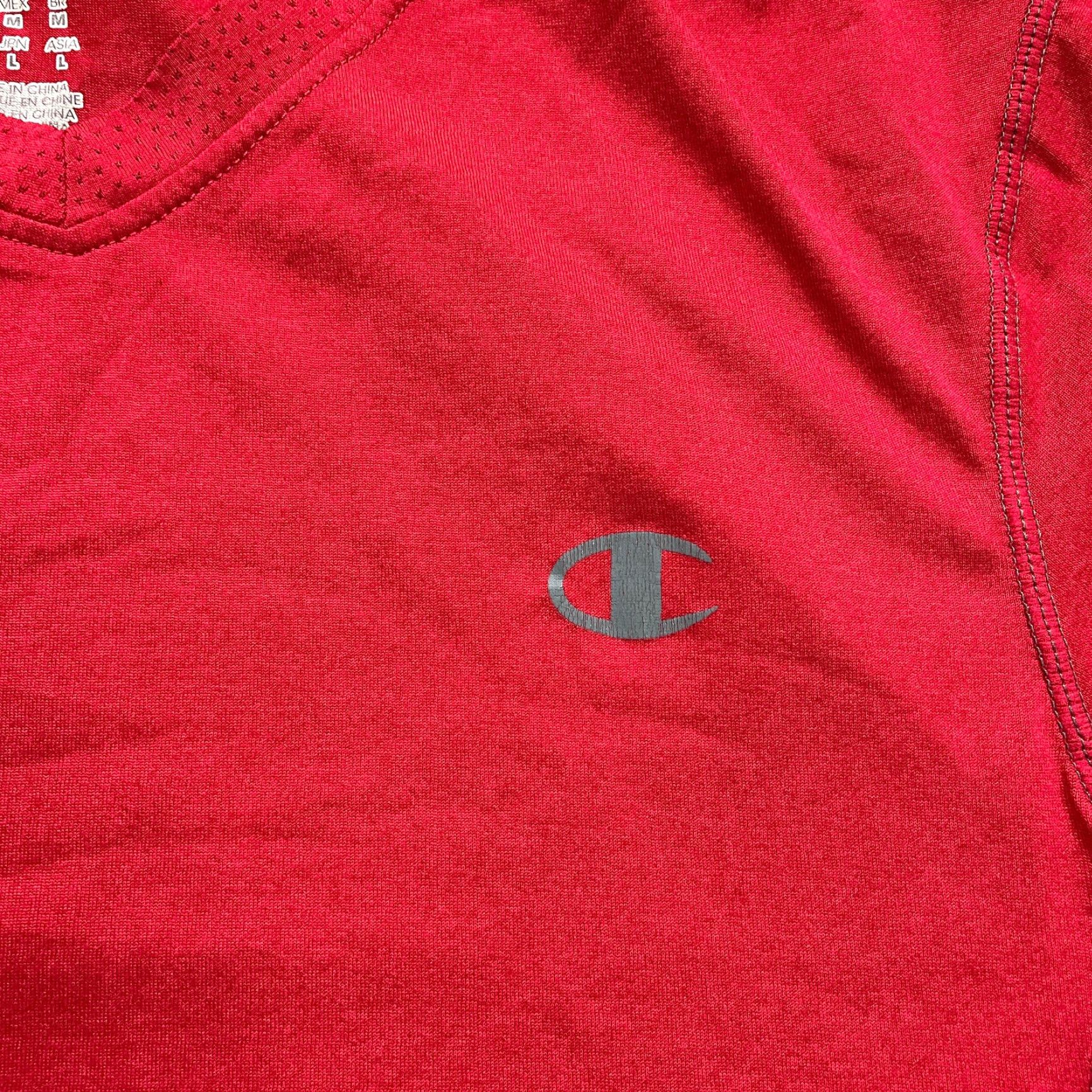 Champion Champion Vapor Shirt Mens Medium Red Powertrain Active Short Sleeve Casual Shirt Size US M / EU 48-50 / 2 - 3 Thumbnail