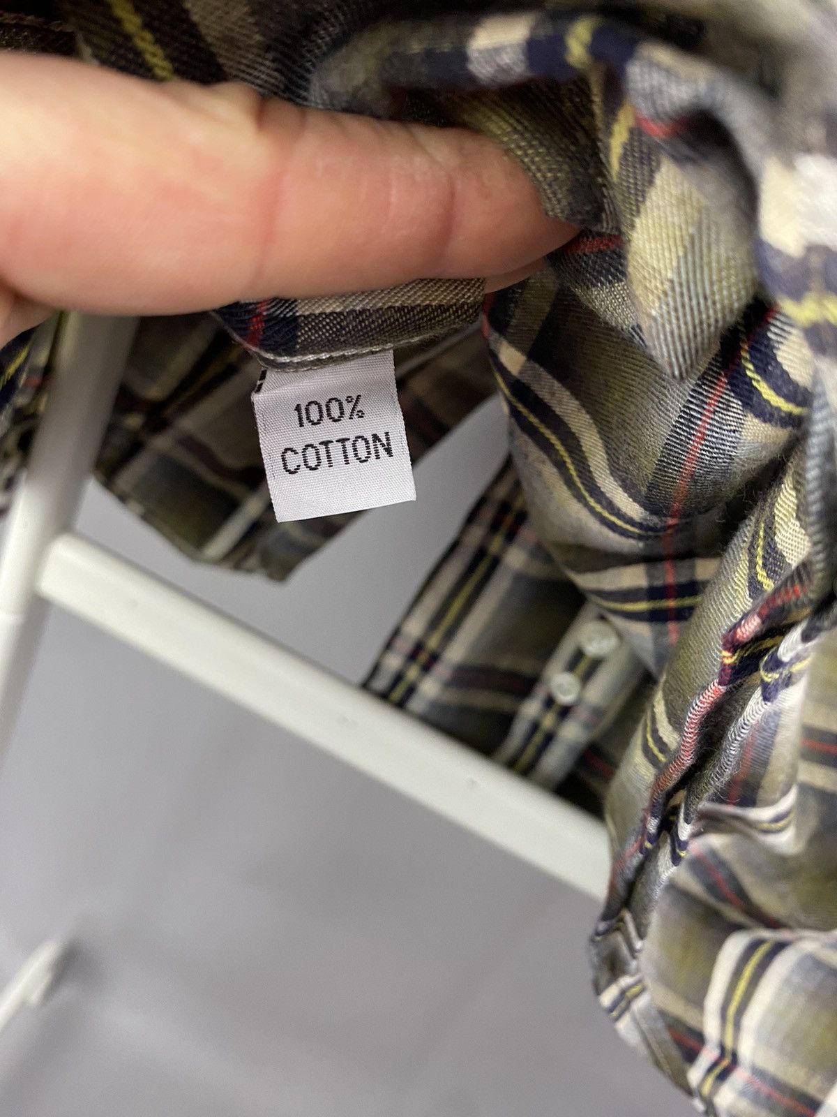 6876 6876 Archive Plaid Button-Up Shirt — Rare British Streetwear Size US XL / EU 56 / 4 - 10 Thumbnail