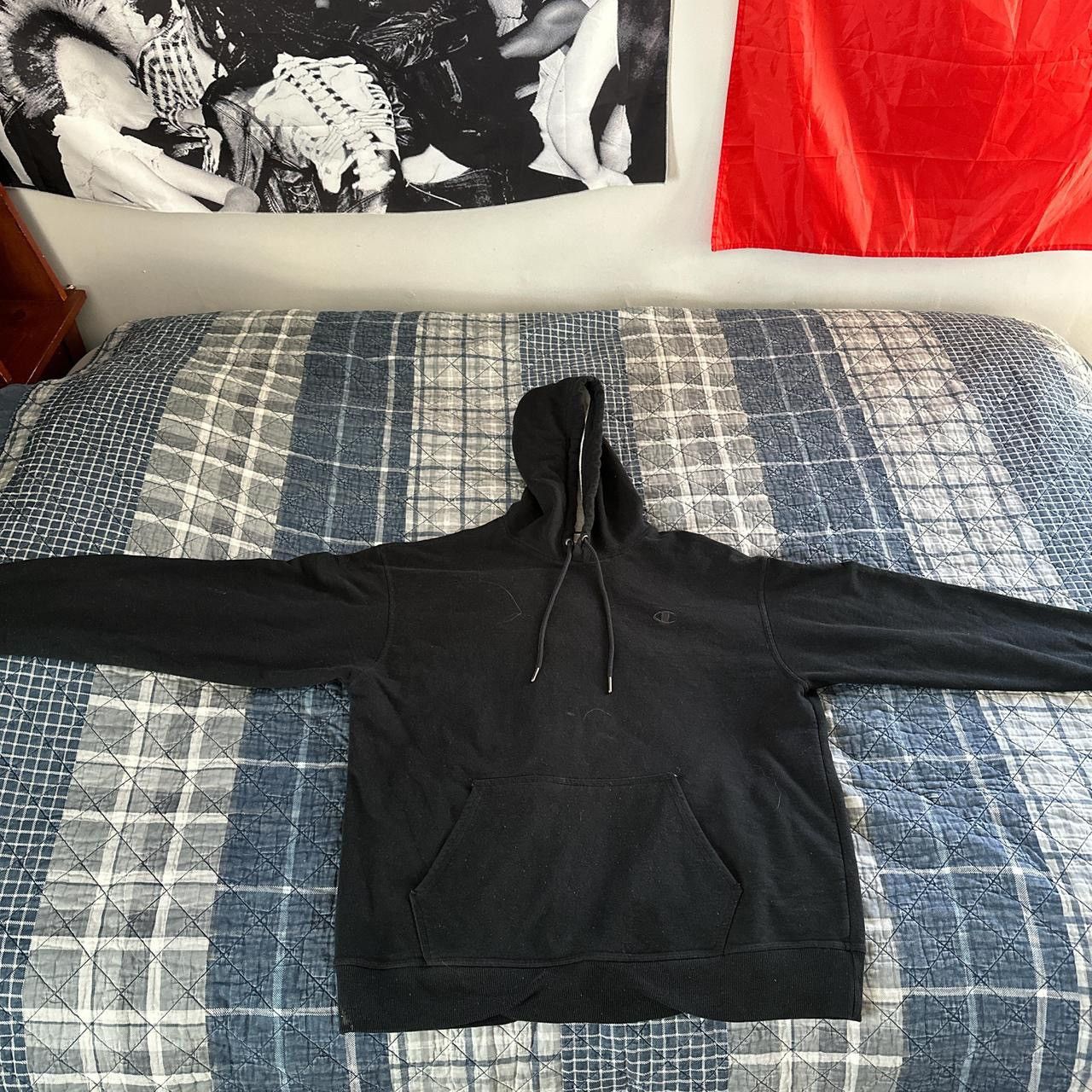Champion Black Large Mens Champion Hoodie Size US L / EU 52-54 / 3 - 1 Preview