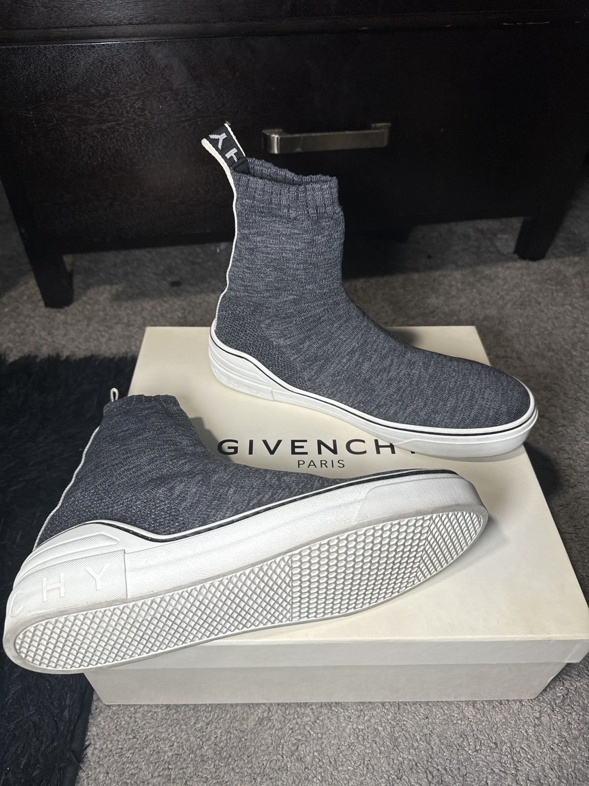 Givenchy Grey George V Givenchy Sock sneakers Size US 10 / EU 43 - 3 Thumbnail