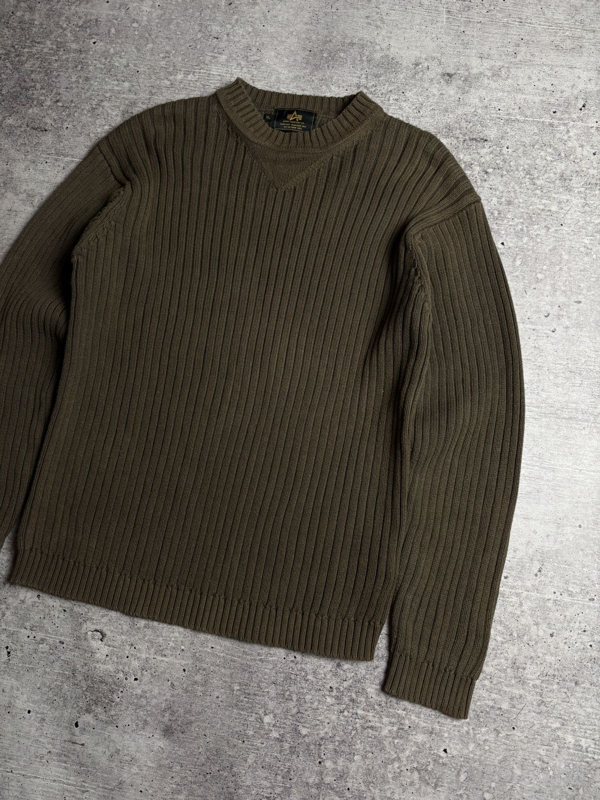 Alpha Industries Alpha Industries Vintage Avant Garde Sweater Size US XL / EU 56 / 4 - 2 Thumbnail