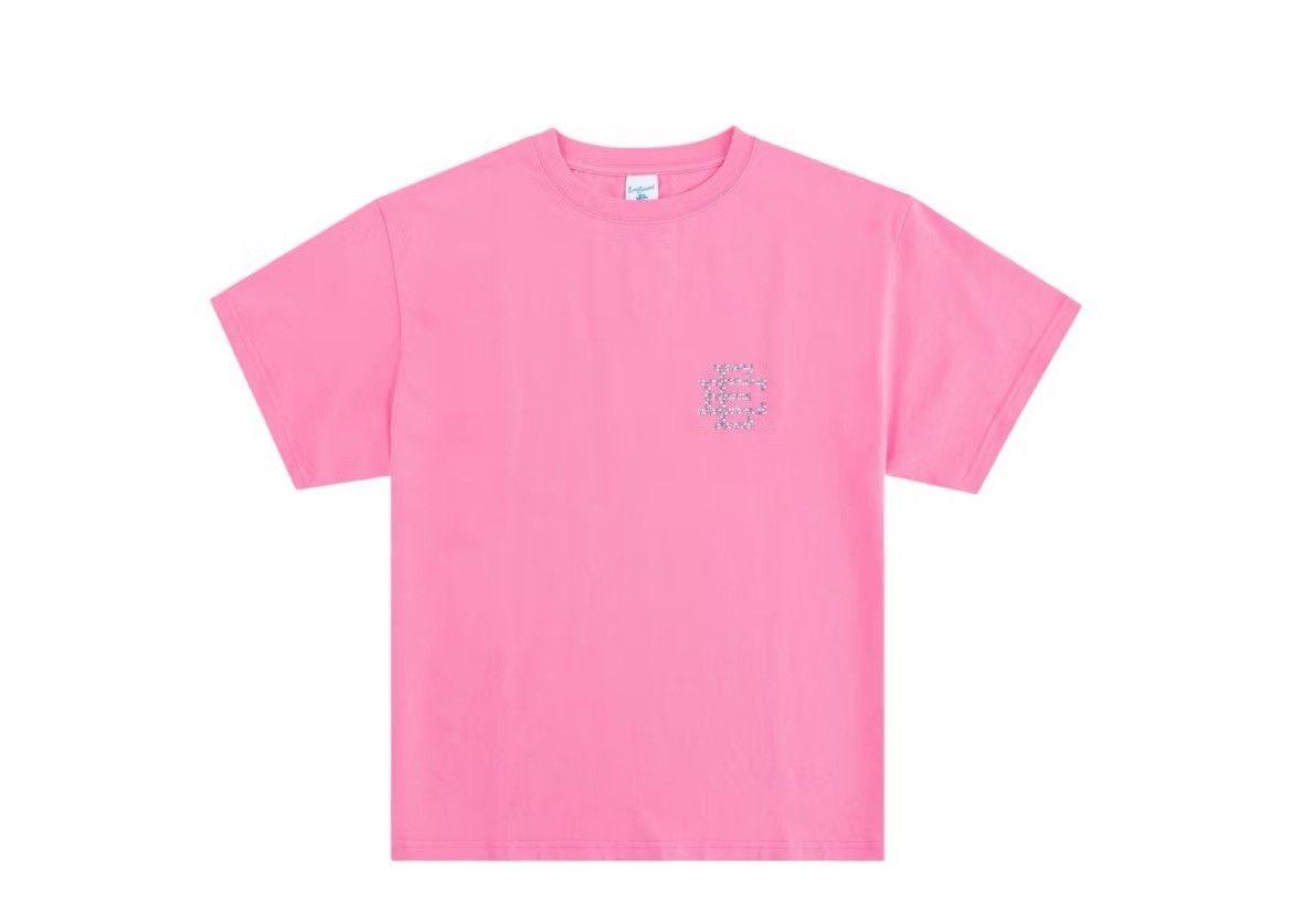 Eric Emanuel Eric Emanuel EE pink Swarovski crystals tee shirt large Size US L / EU 52-54 / 3 - 1 Thumbnail