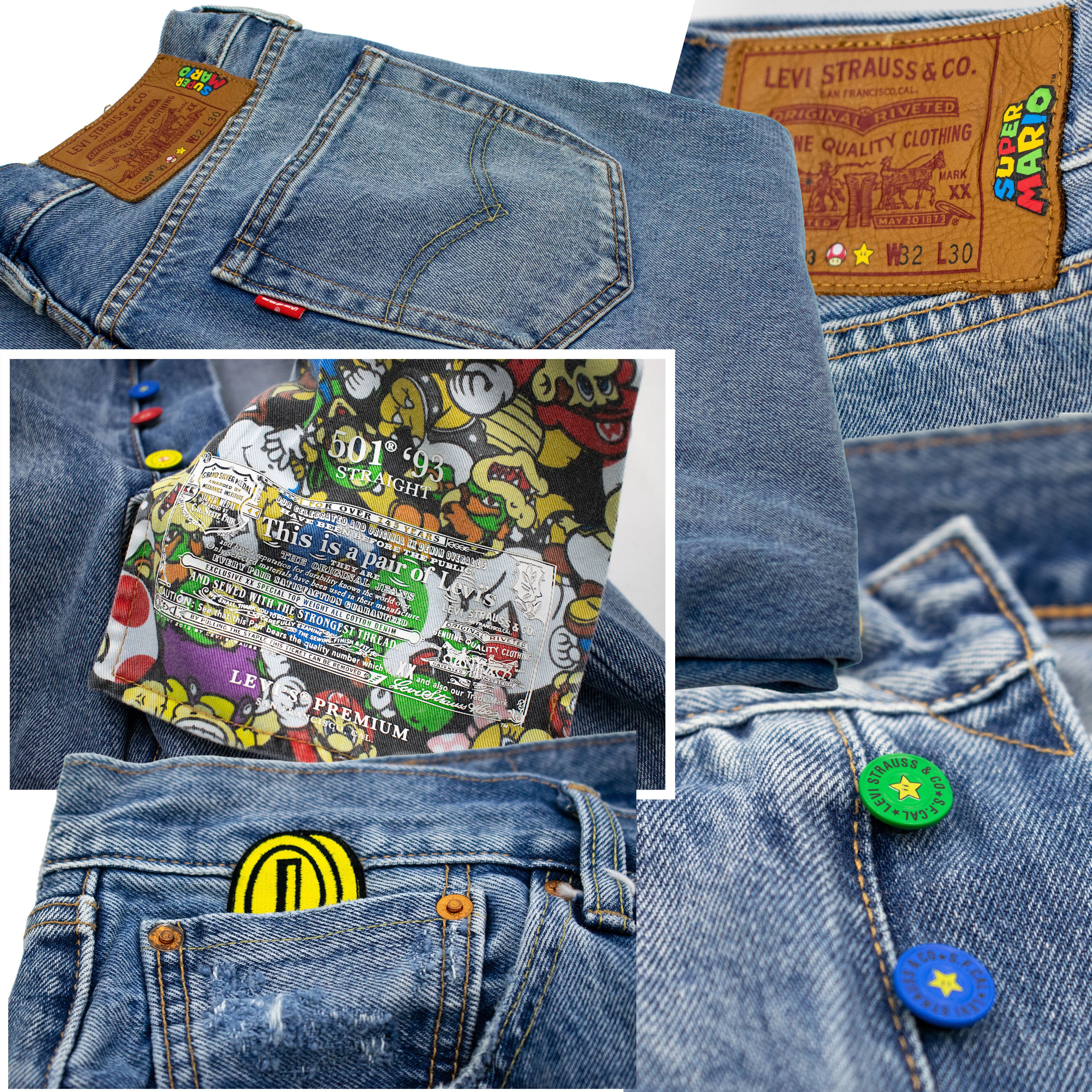Levi's Levi’s 501 ’93 x Super Mario Jeans W32 L30 Size US 32 / EU 48 - 8 Thumbnail