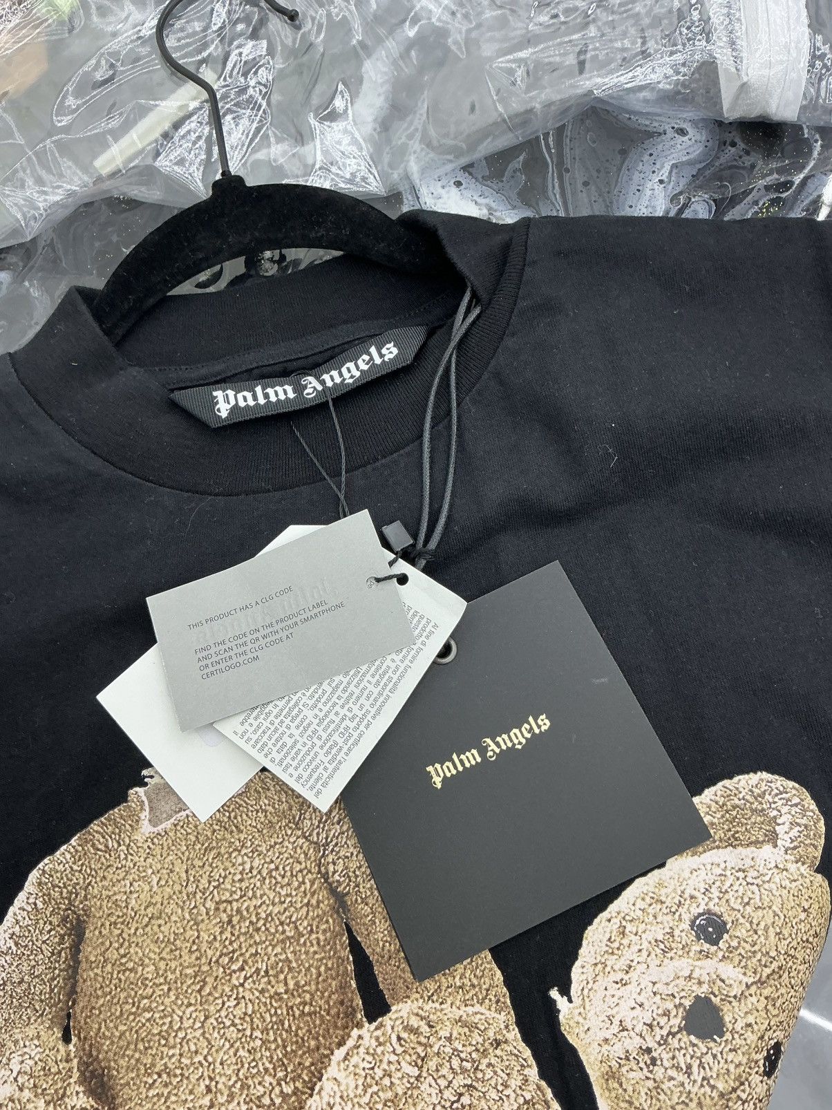 Palm Angels Palm Angels Bear Tee Black Size S Size US S / EU 44-46 / 1 - 8 Thumbnail