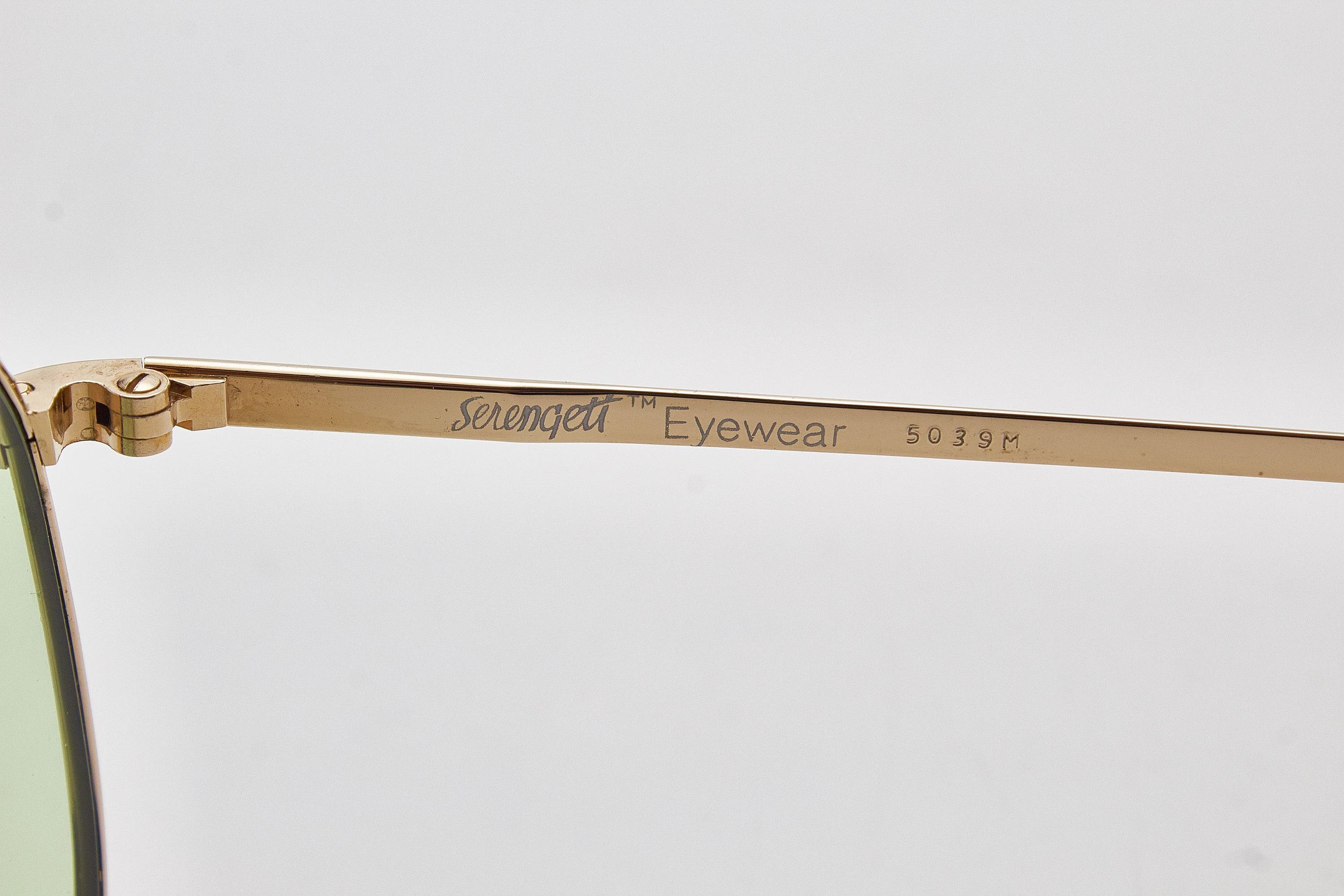 Serengeti SERENGETI quiet luxury 80s oversized gold thin metal specs Size ONE SIZE - 7 Thumbnail